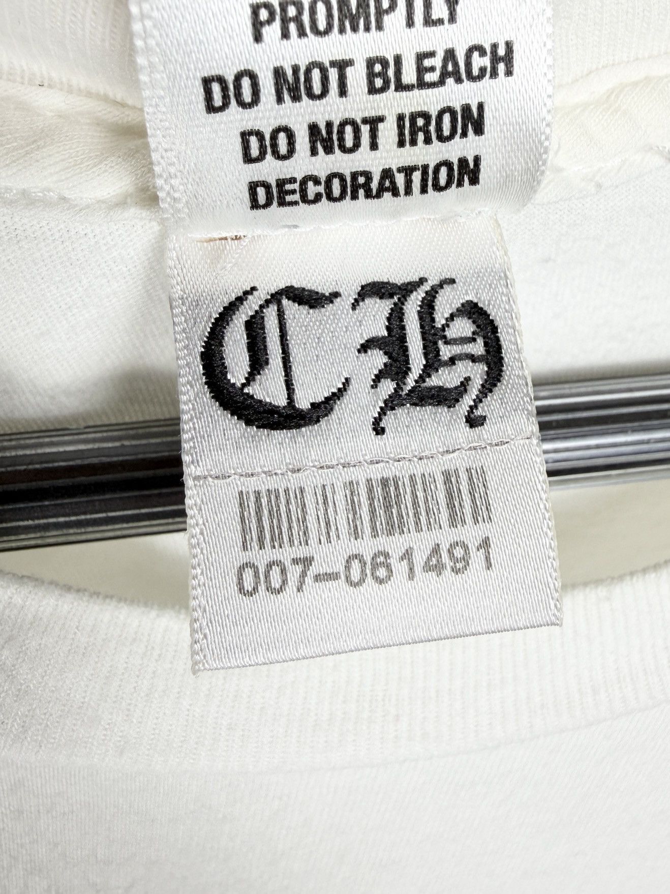 Chrome Hearts Chrome Hearts Vintage Foti Skull Deer Logo Tshirt White Size US S / EU 44-46 / 1 - 10 Thumbnail