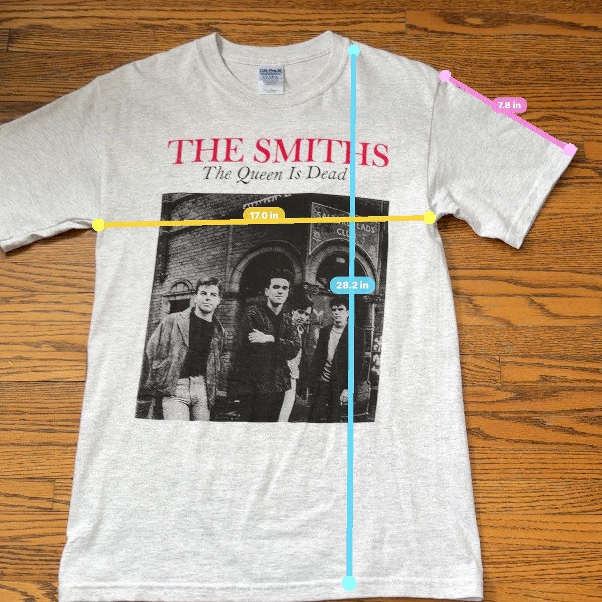 Japanese Brand The Smiths "The Queen Is Dead" Band Tee Gildan Size US M / EU 48-50 / 2 - 6 Thumbnail