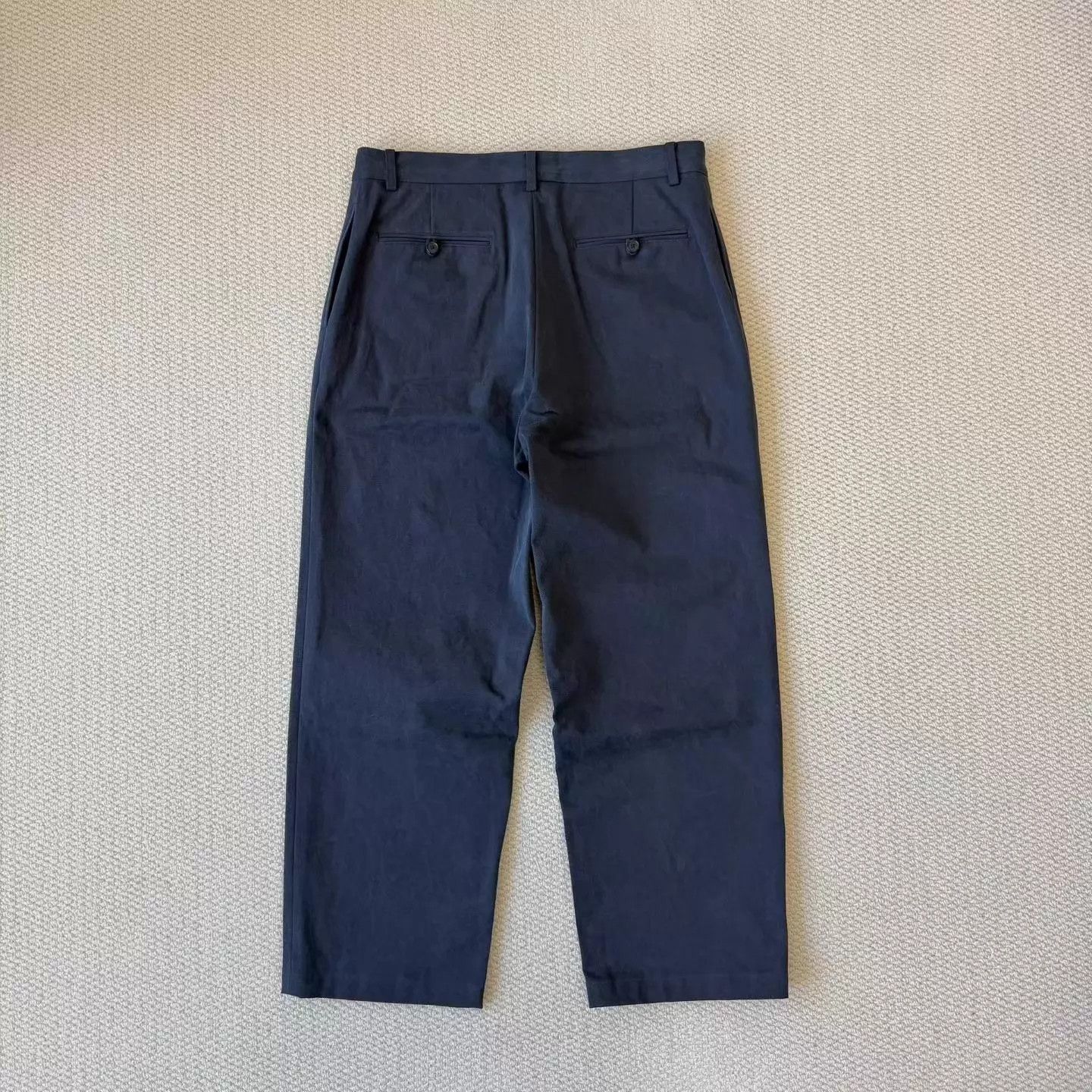 A.PRESSE AP TYPE.3 Black Wide-Tapered Chino 26SS Riri Brass Zipper Size US 32 / EU 48 - 1 Thumbnail