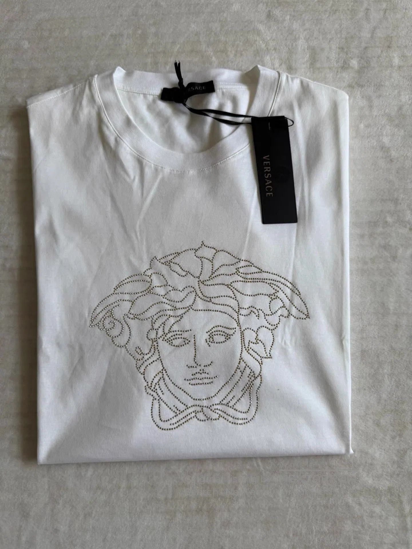 Versace White Short Sleeve Medusa Head Graphic Tee. Size US S / EU 44-46 / 1 - 2 Thumbnail