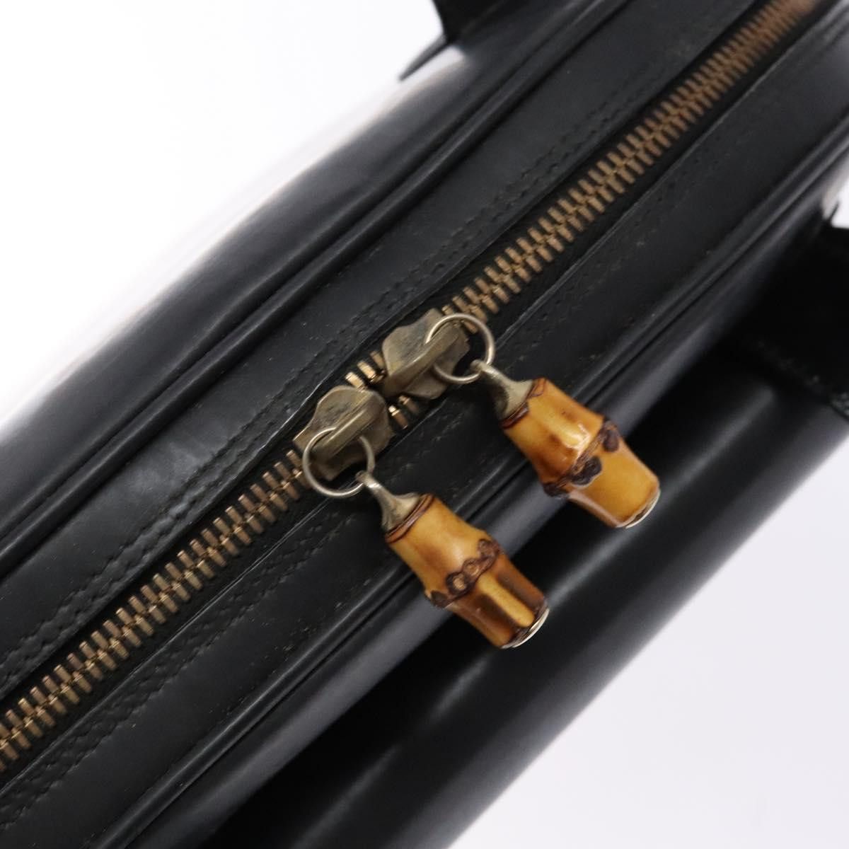 Gucci GUCCI Shoulder Bag Leather Black Gold 001 3444 001 3444 Size ONE SIZE - 15 Thumbnail