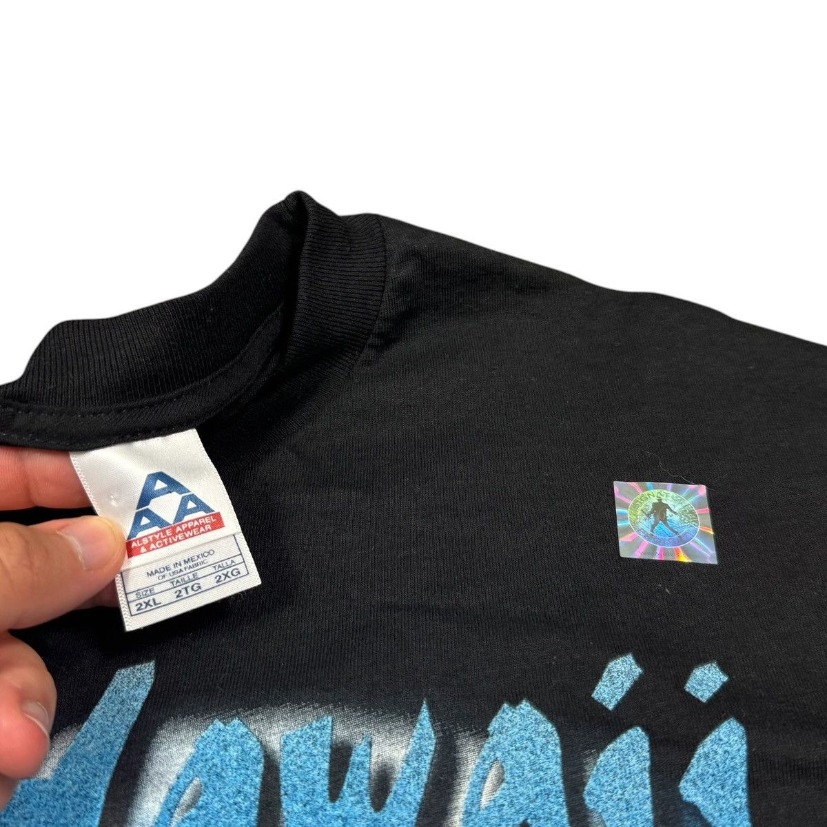AAA New Vintage Elvis Presley Blue Hawaii Black Shirt Men's 2XL Size US XXL / EU 58 / 5 - 4 Thumbnail