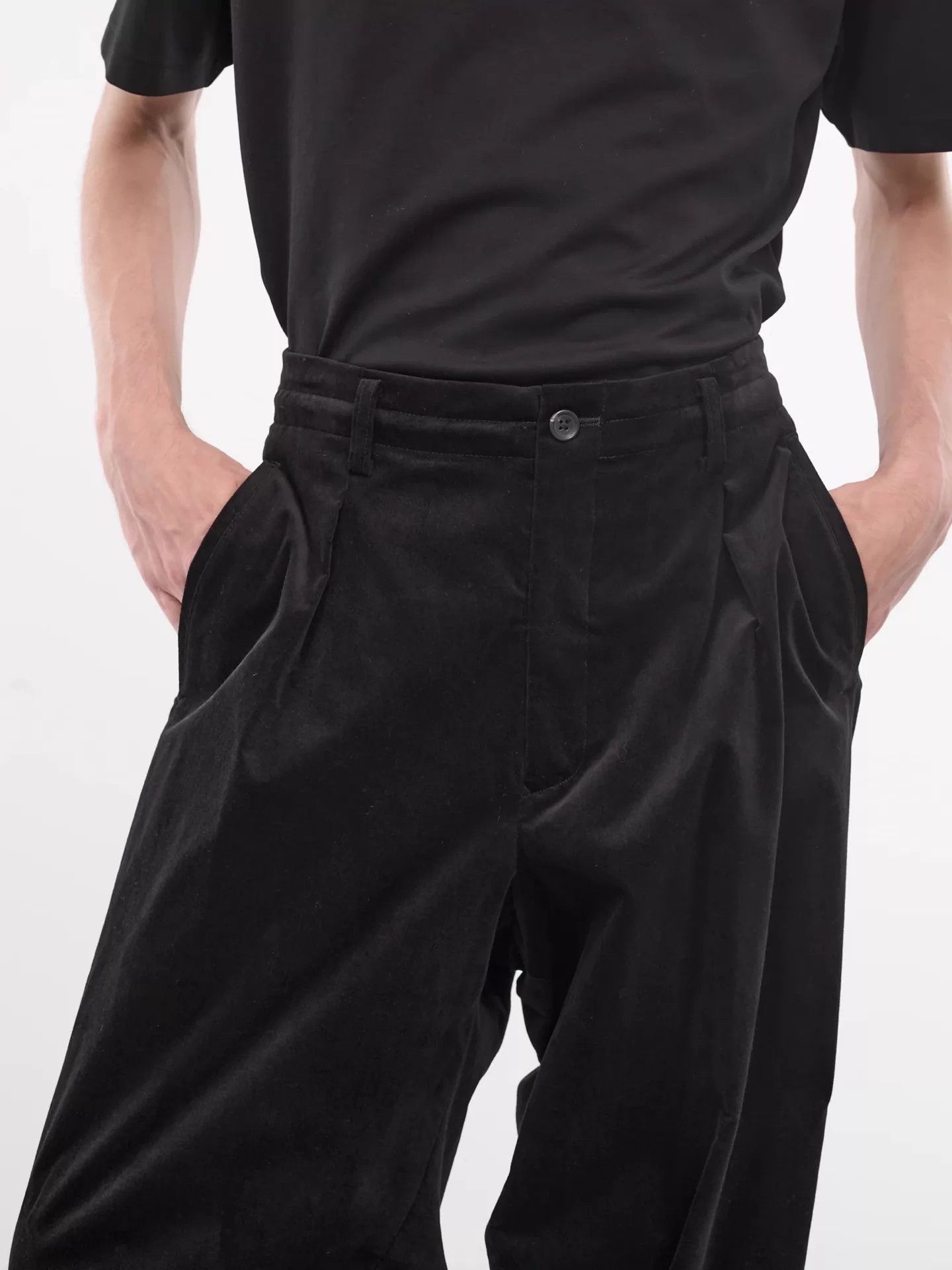 Yohji Yamamoto Yohji Yamamoto 24AW Runway Velvet Trousers Size 3 Size US 34 / EU 50 - 3 Thumbnail