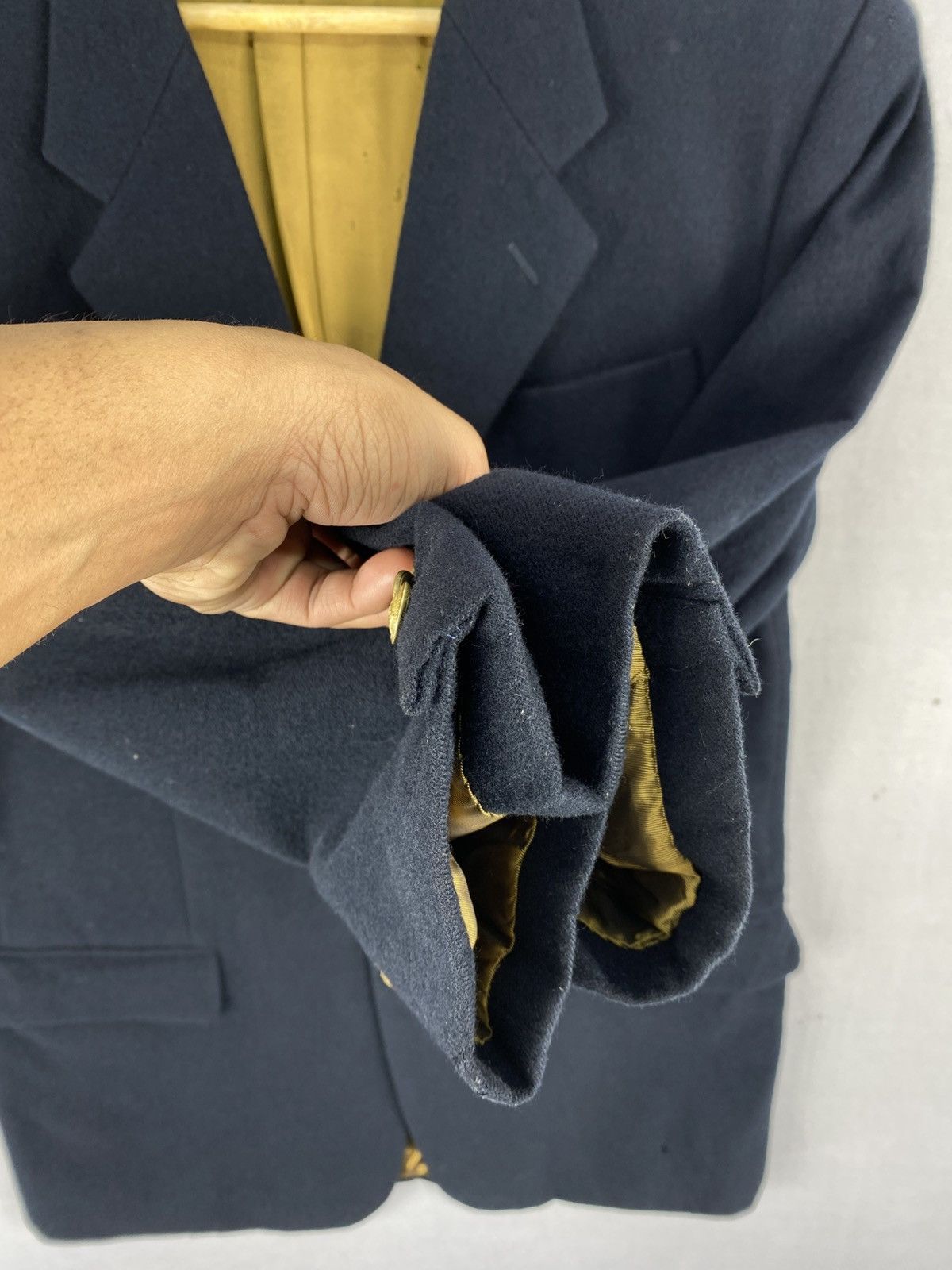 Japanese Brand Vintage Yohji Yamamoto Wool Coat Jacket Size US M / EU 48-50 / 2 - 8 Thumbnail