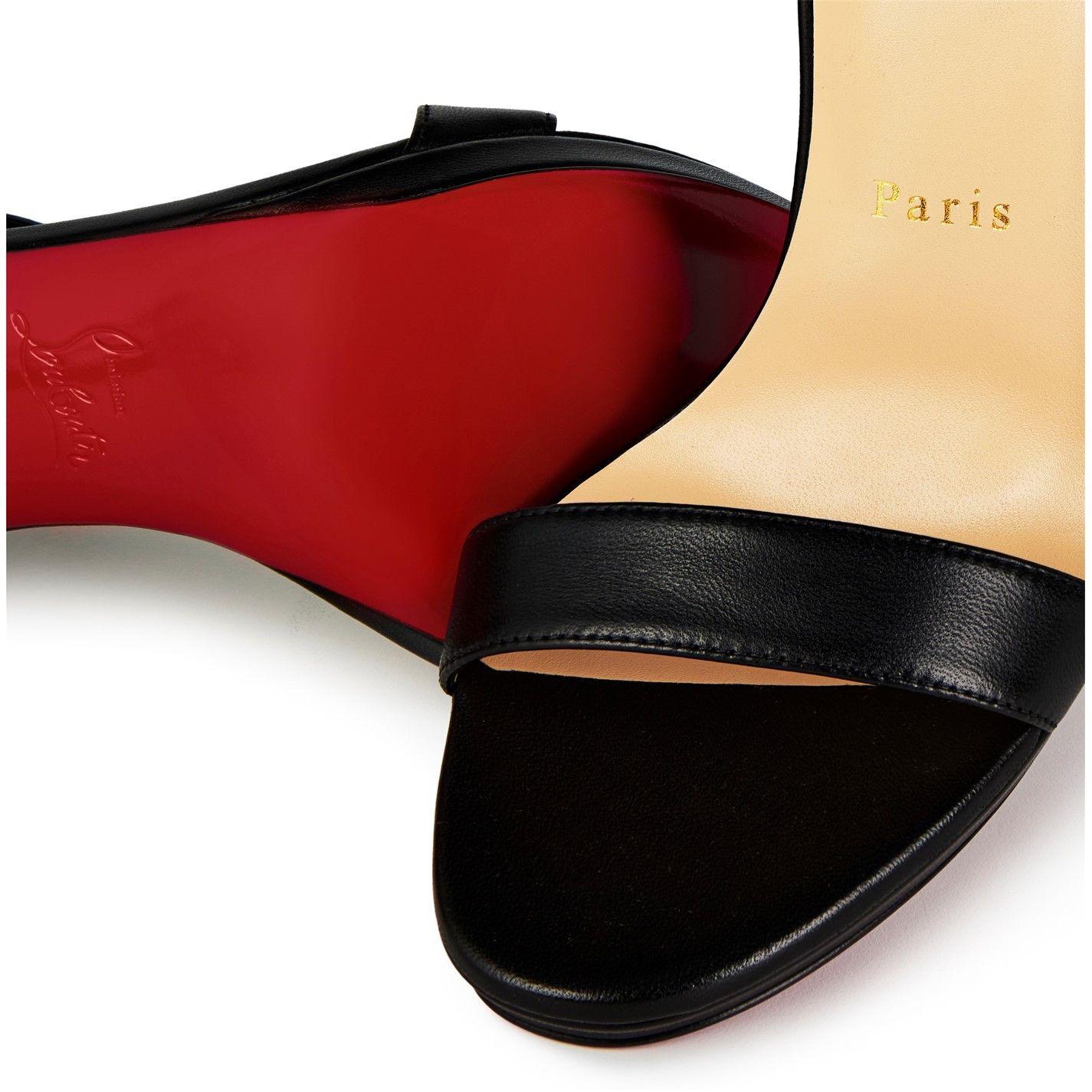 Christian Louboutin Women'S Loubi Queen Leather Sandals, 120mm Size US 7 / IT 37 - 6 Thumbnail