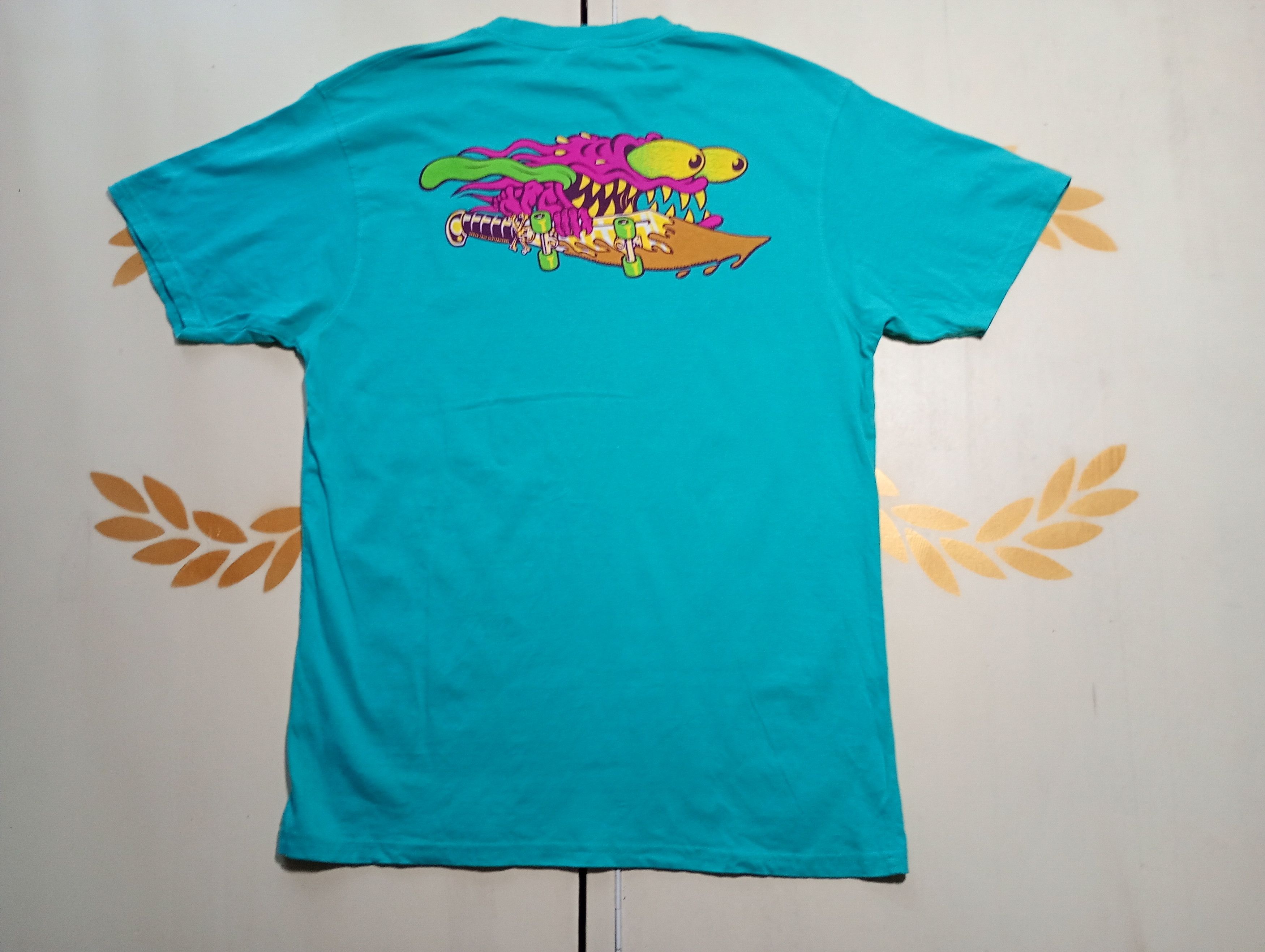 Santa Cruz Skateboards × Vintage Oneita Santa Cruz Skateboard SCS 