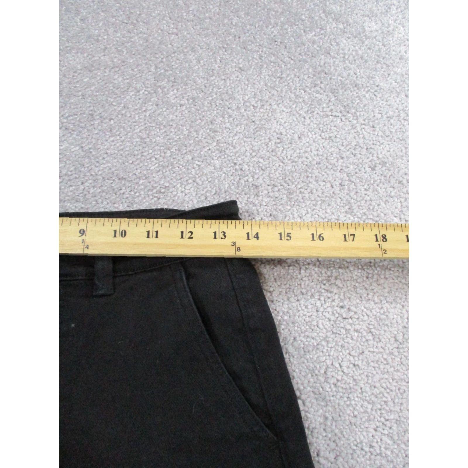 Everlane VINTAGE Everlane Women's Cropped Wide Leg Jeans Size 2 Black Denim 90s High Rise Size 26" / US 2 / IT 38 - 6 Thumbnail