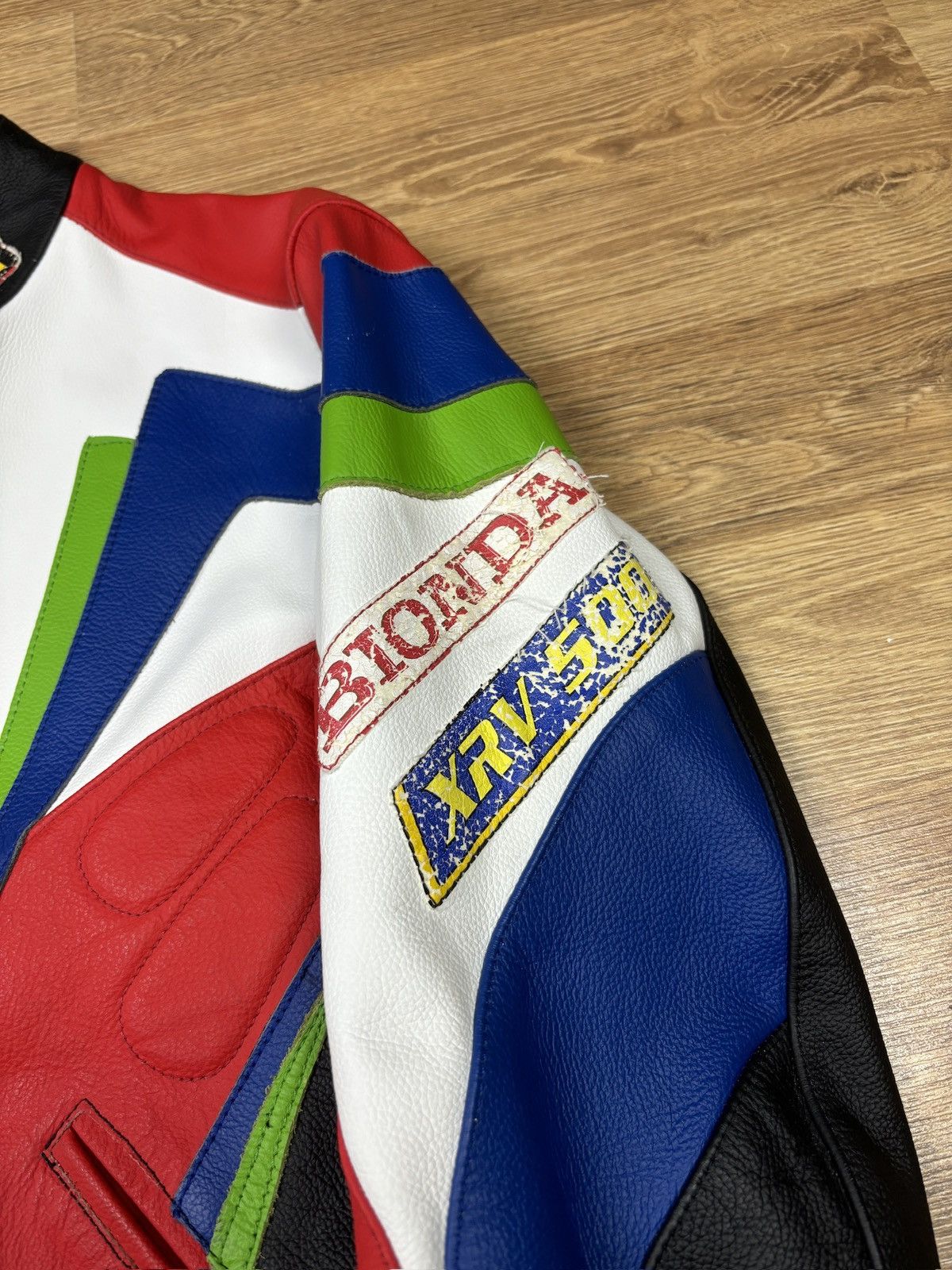 Dolce & Gabbana 2000s Dolce & Gabbana Multicolor Moto Jacket Size US S / EU 44-46 / 1 - 6 Thumbnail