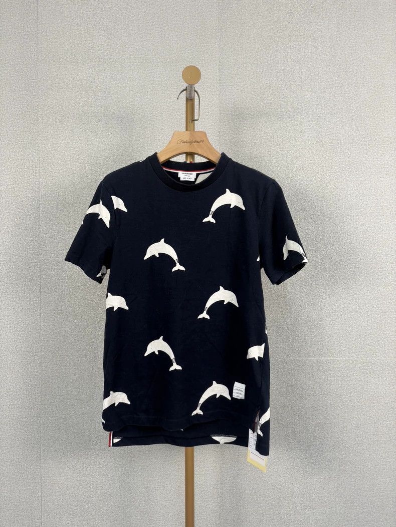 Thom Browne White short-sleeved T-shirt