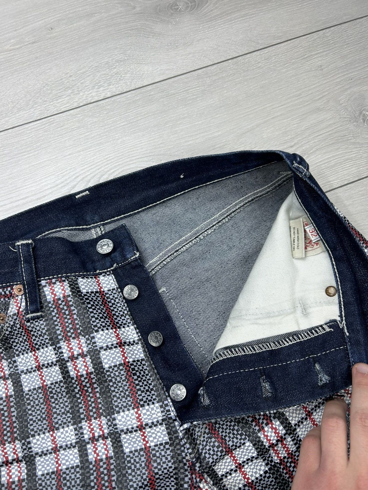 Japanese Brand × Vintage Evisu vintage denim jeans size 32 Size US 32 / EU 48 - 7 Thumbnail