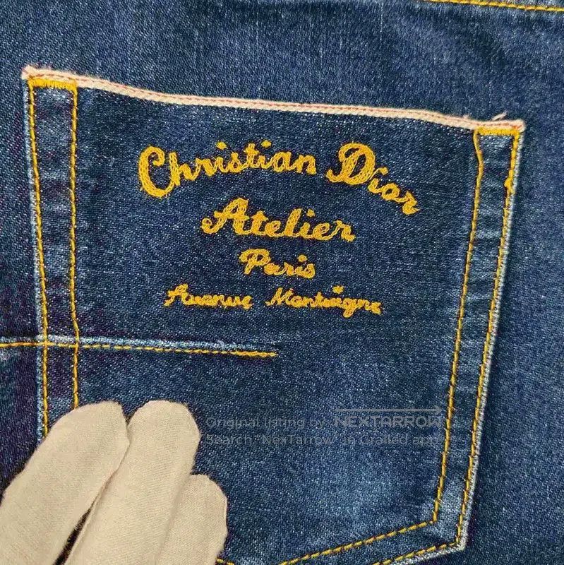Dior Dior Blue Cotton Women's Jeans . Size 27" / US 4 / IT 40 - 3 Thumbnail