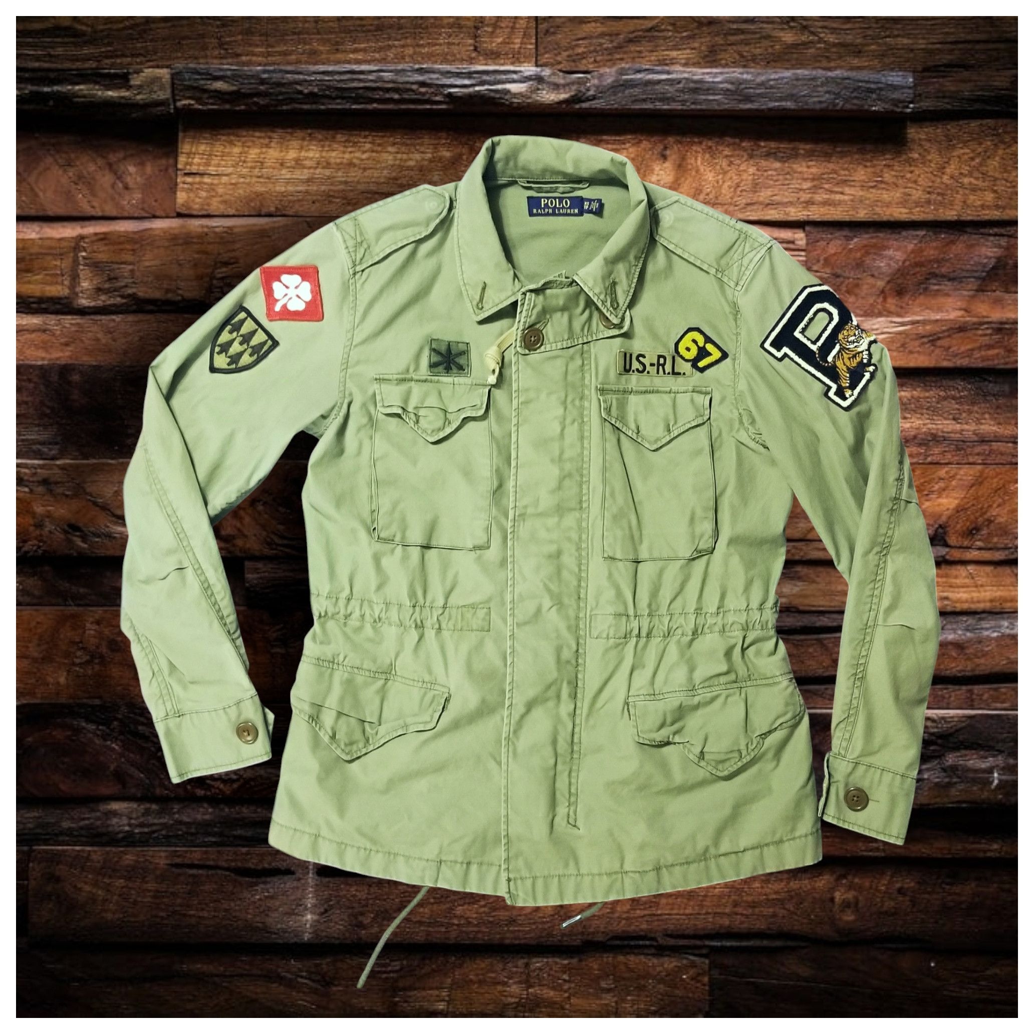 Ralph Lauren POLO RALPH LAUREN CUSTOMIZED MILITARY STYLE JACKET- X-SMALL Size XS / US 0-2 / IT 36-38 - 1 Thumbnail