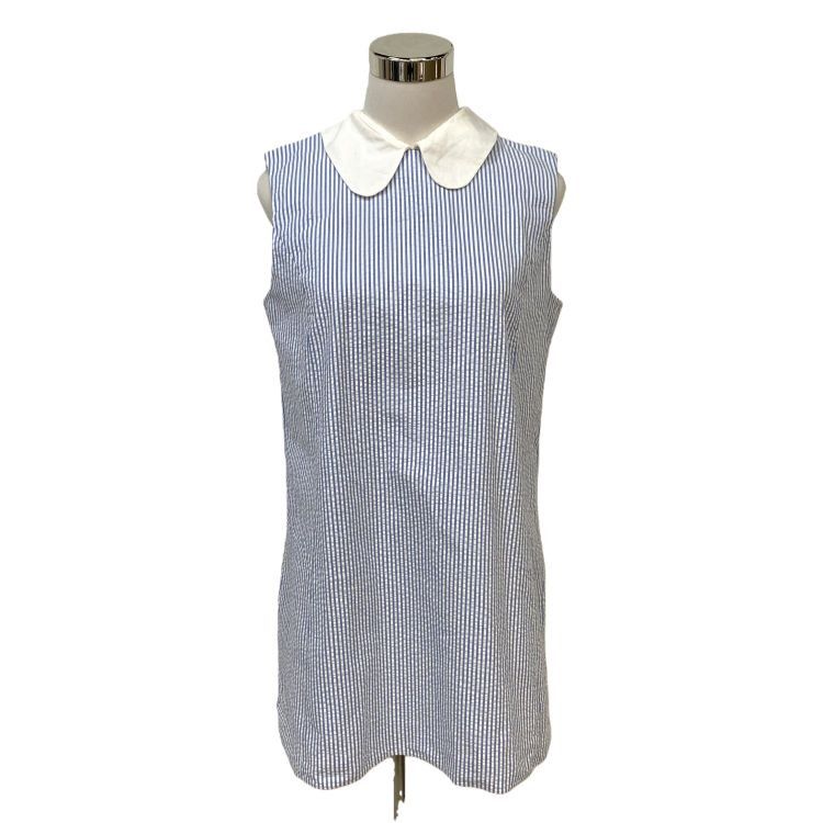 Thom Browne Thom Browne Seersucker Midi Dress Size 40 Size S / US 4 / IT 40 - 1 Thumbnail