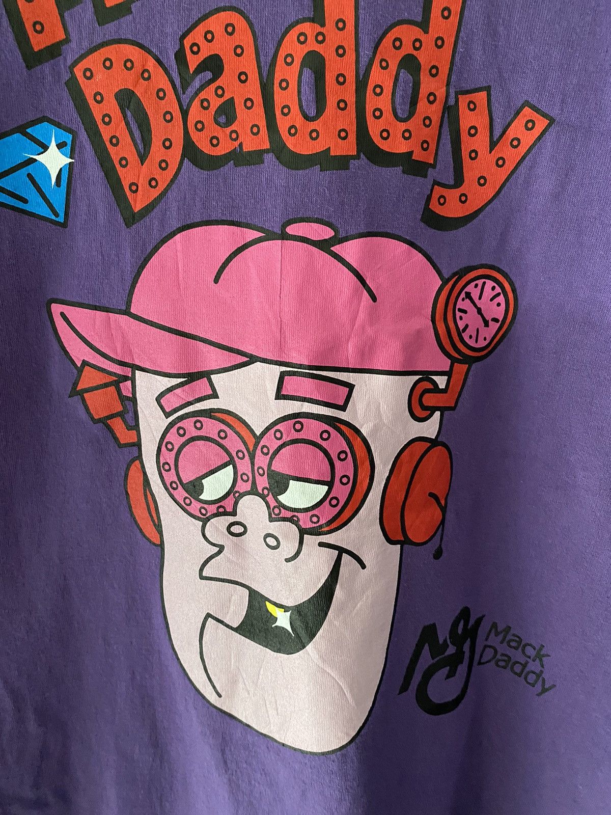Japanese Brand 2000s Mack Daddy Japan Funky face rap tee Size US XL / EU 56 / 4 - 5 Thumbnail