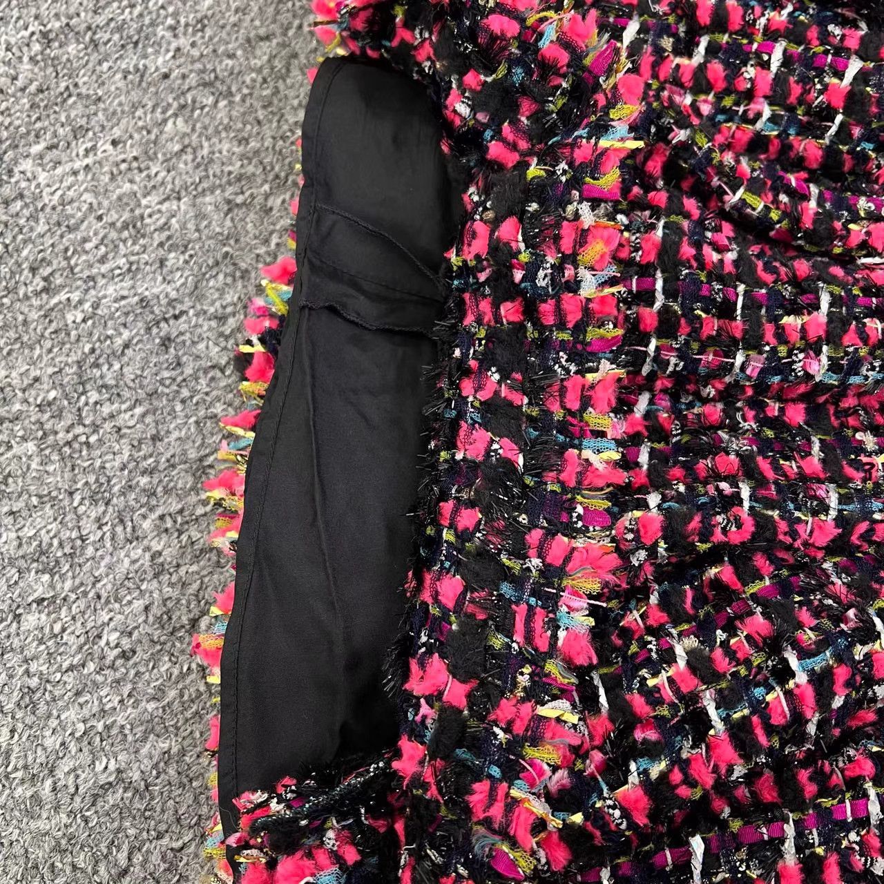 Chanel Chanel Woven Plaid Skirt Size 24" / US 00 / IT 34 - 5 Thumbnail