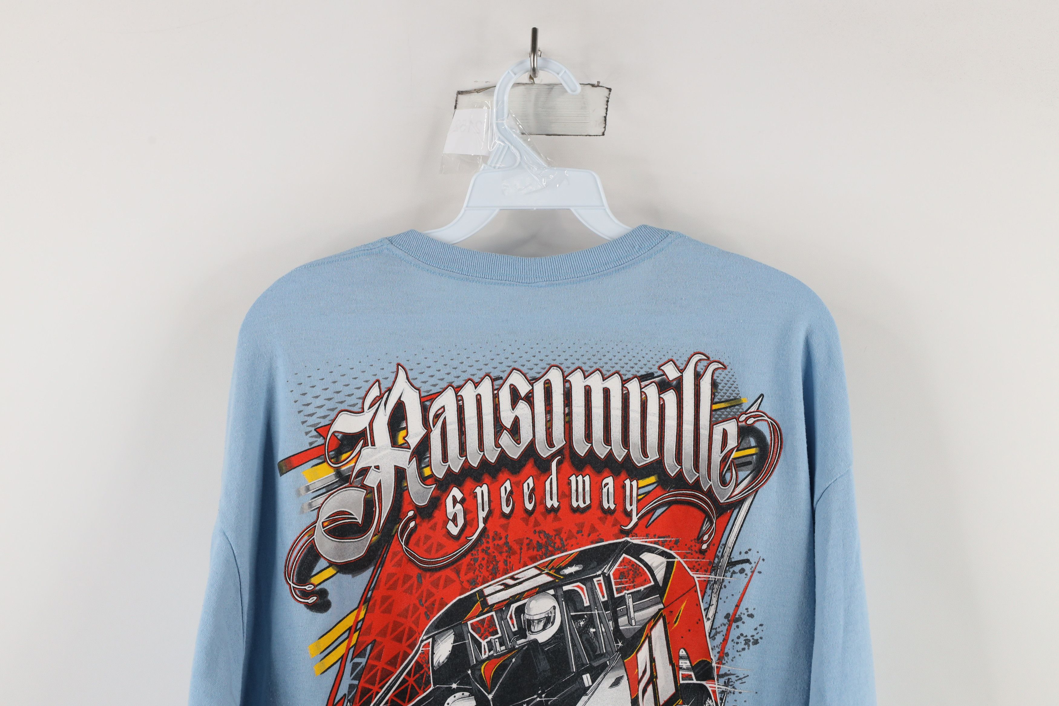 Vintage Vintage Y2K Ransomville Speedway Racing Long Sleeve T-Shirt Size US L / EU 52-54 / 3 - 11 Thumbnail