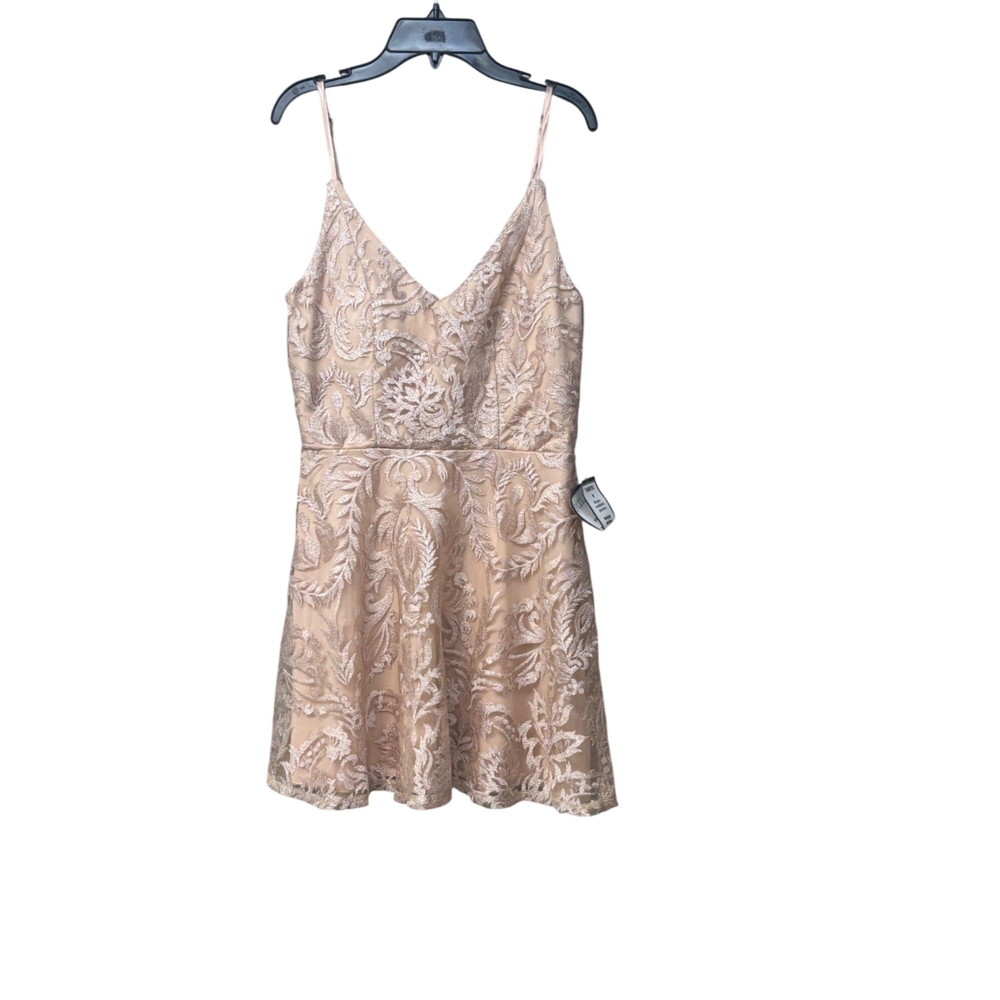 Other Speechless Juniors' Shimmer Embroidered Fit & Flare Dress Nu Size ONE SIZE - 13 Thumbnail