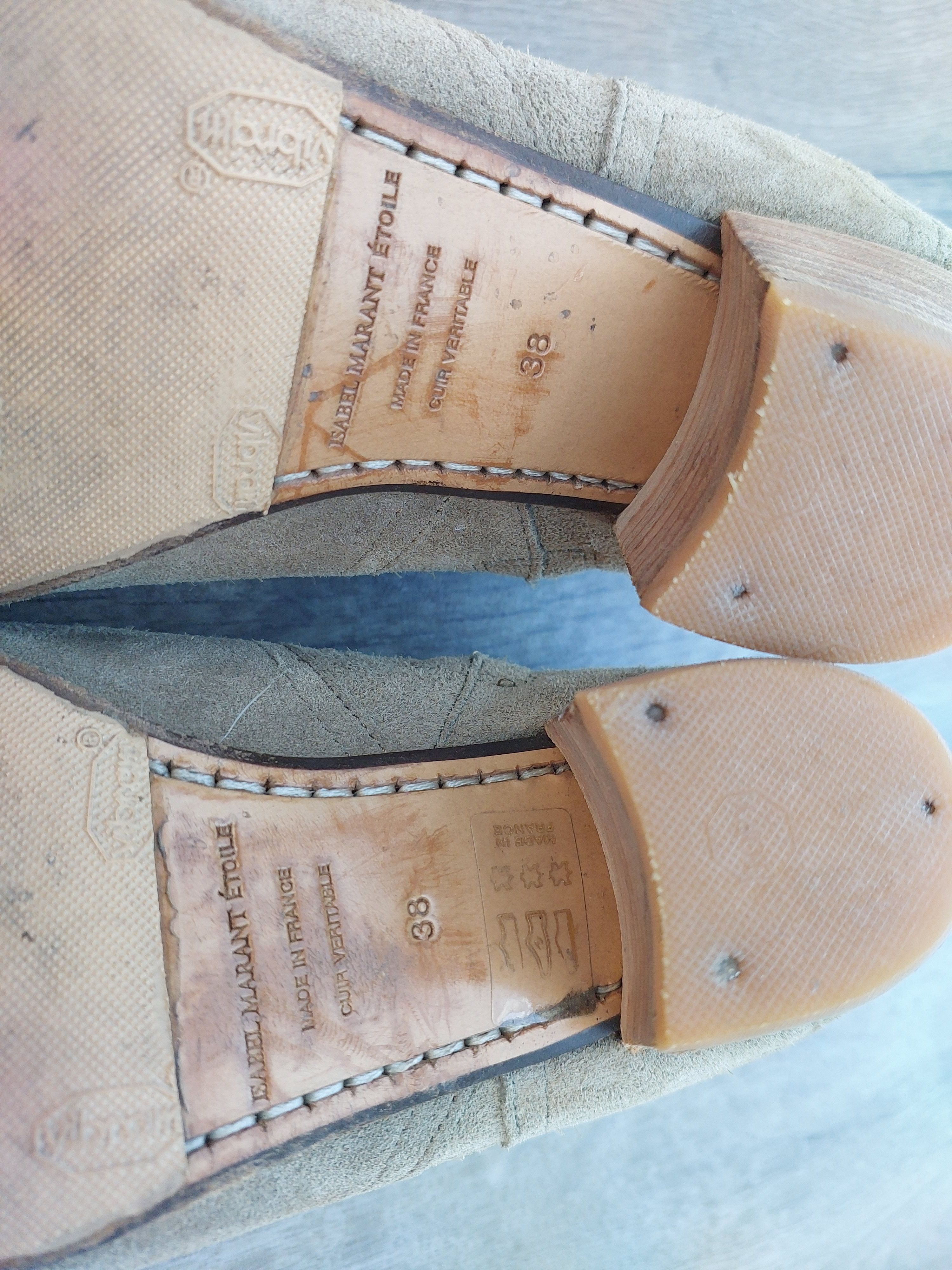 Isabel Marant Isabel Marant Dicker Taupe Grey Suede Leather. Size US 8 / IT 38 - 8 Thumbnail