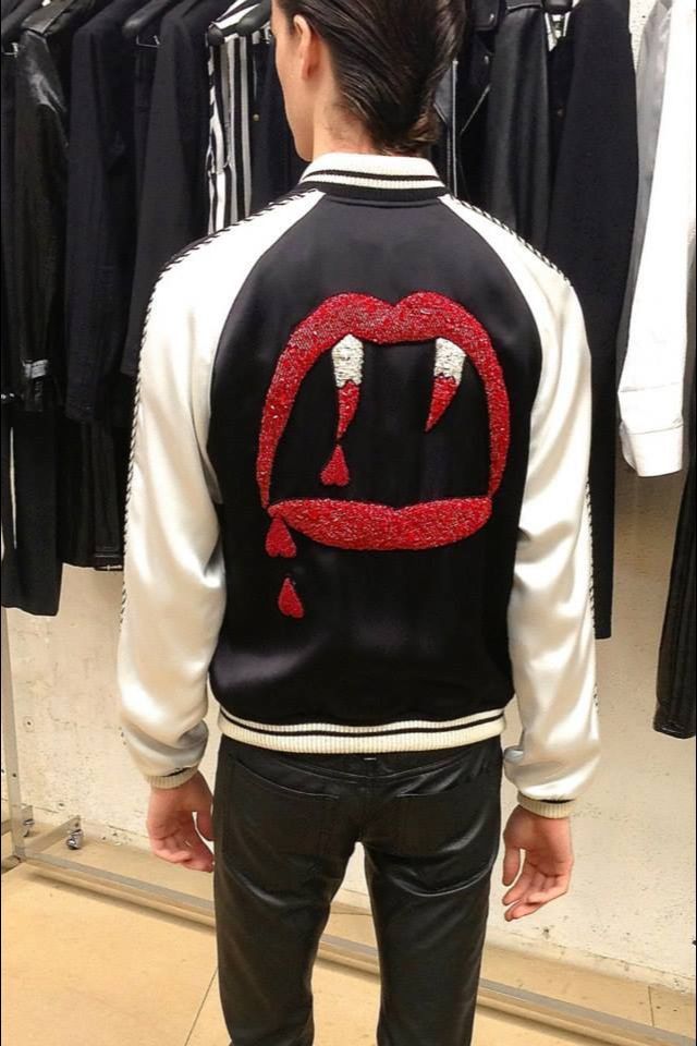 Hedi Slimane × Saint Laurent Paris SS14 Saint Laurent Paris Blood Luster Souvenir Jacket Sz 36 Size US XXS / EU 40 - 1 Thumbnail