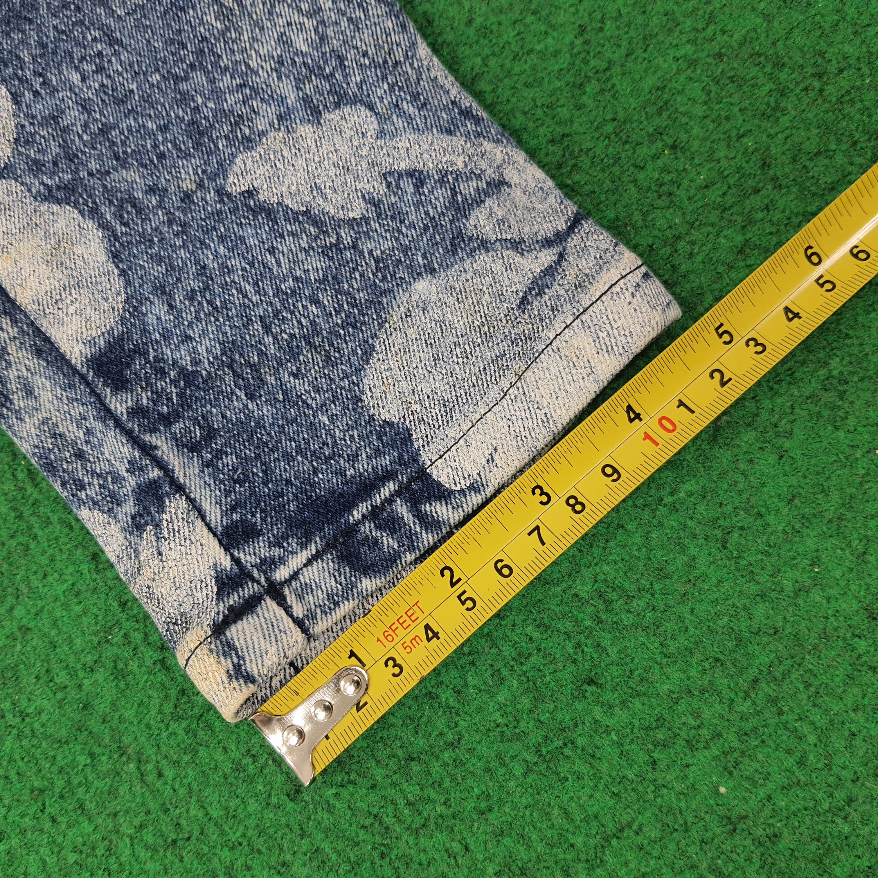 Japanese Brand Vinatge Ryu Sports Full Art Jeans C258N26 Size 23" - 13 Thumbnail