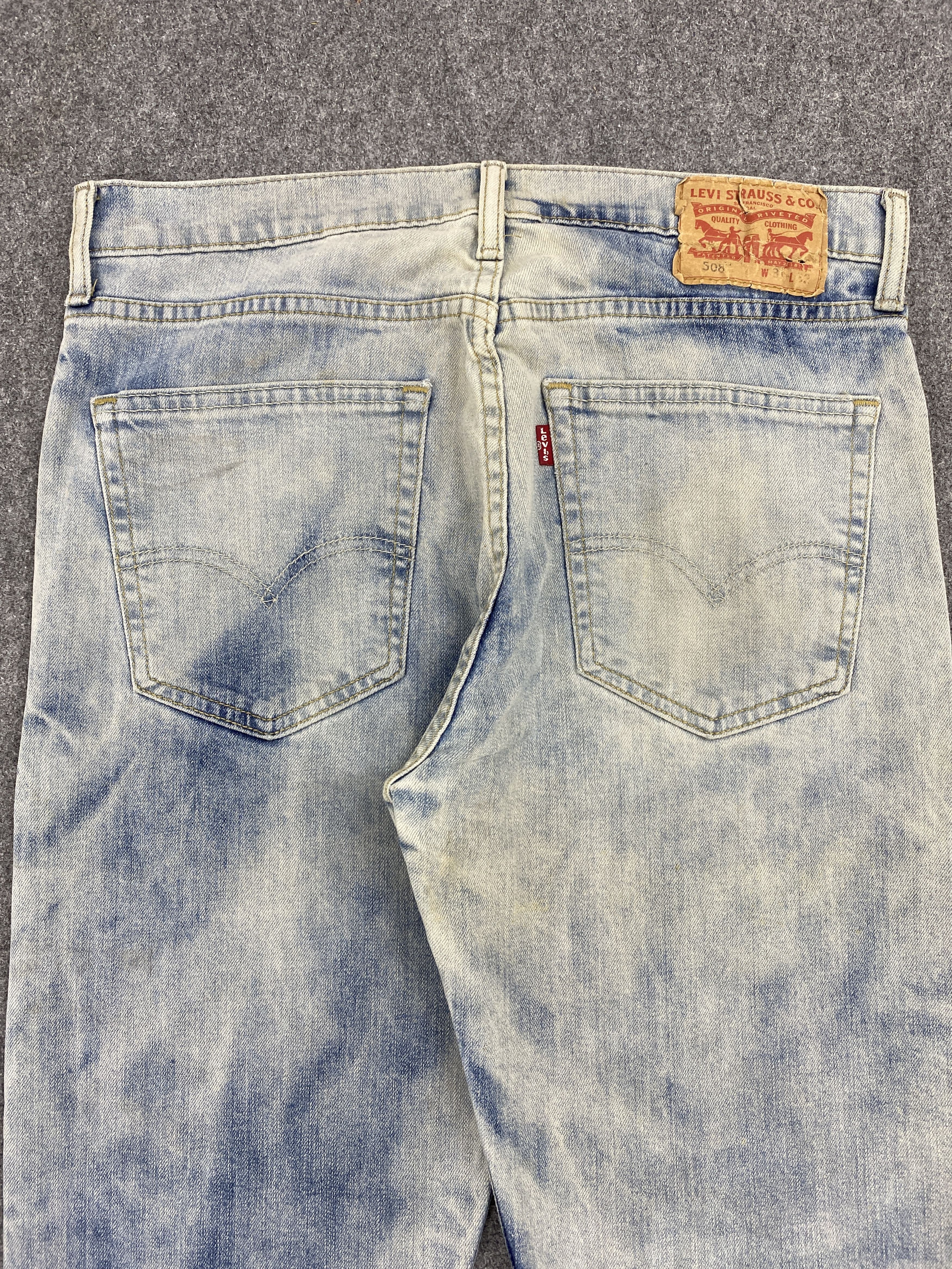Levi's × Vintage Vintage Levis 508 Acid Washed Jeans Size US 28 / EU 44 - 4 Thumbnail