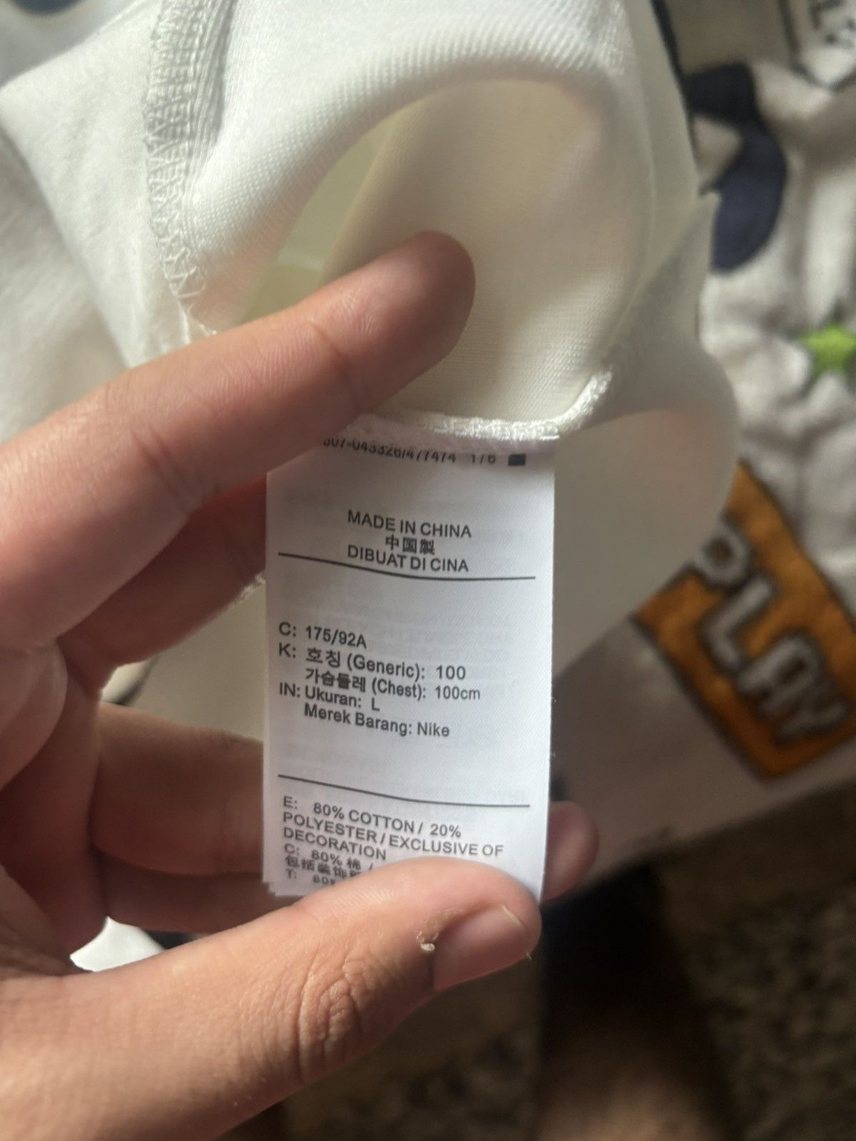 Nike all white nike tech Size US L / EU 52-54 / 3 - 5 Thumbnail