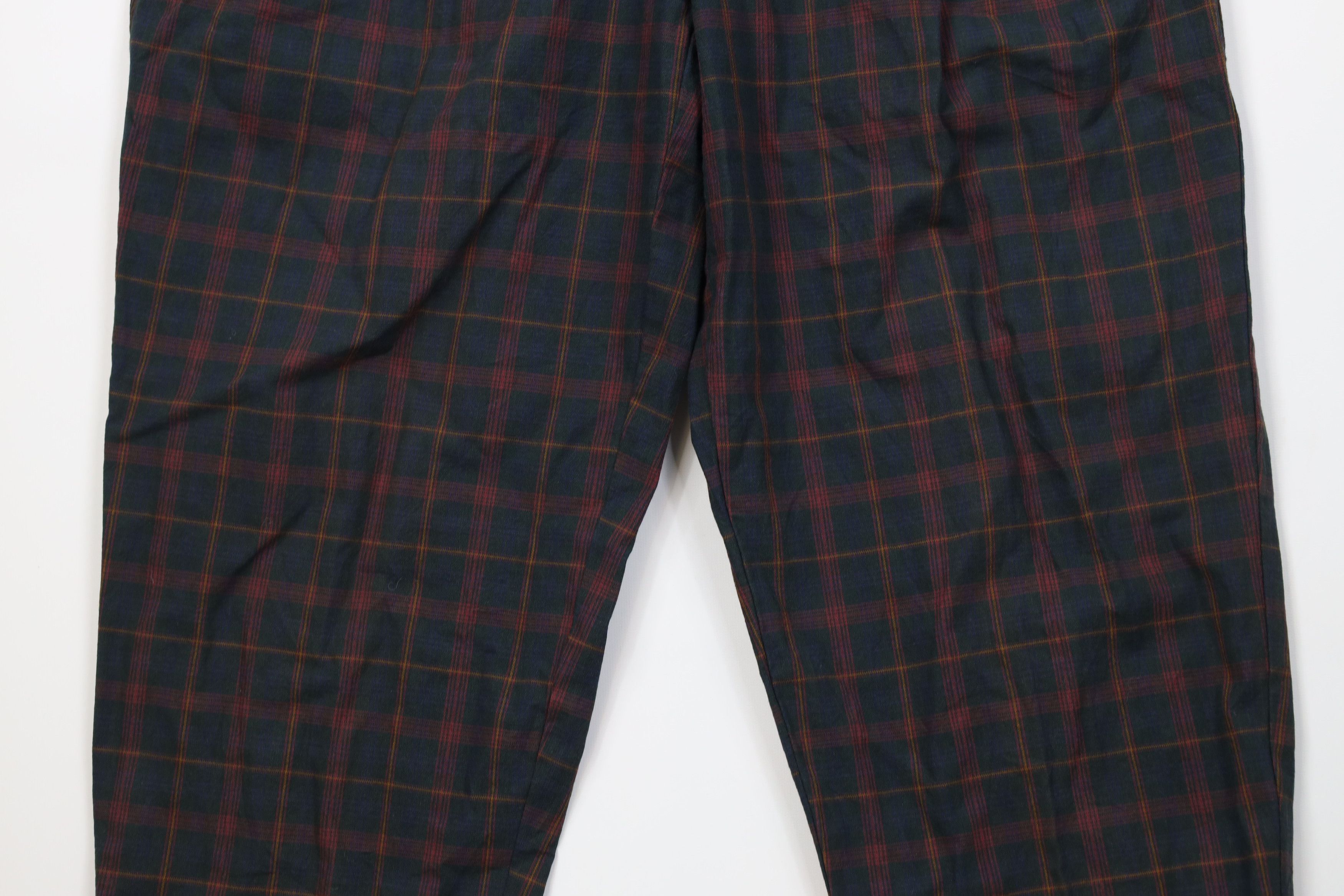 Gap Vintage 90s Gap Tapered Leg Chino Pants Trousers Plaid Size 36" / US 14 / IT 50 - 3 Thumbnail