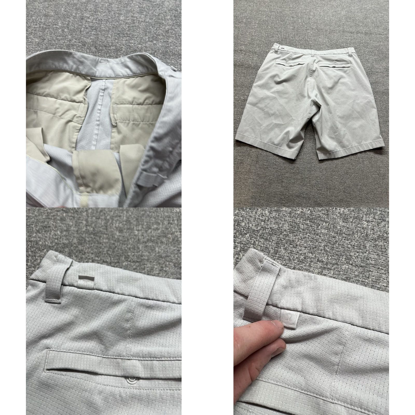Lululemon Lululemon Mens 30 Commission Shorts 9” Inseam Gray Khaki Classic Fit Size US 30 / EU 46 - 8 Thumbnail