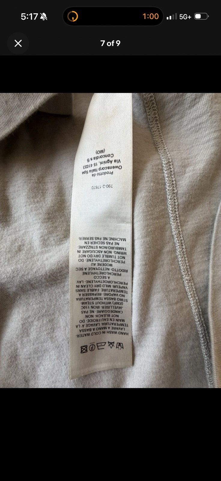 Rick Owens Gethsmane 2021 Ringer Long Sleeve Shirt Size US XL / EU 56 / 4 - 4 Thumbnail
