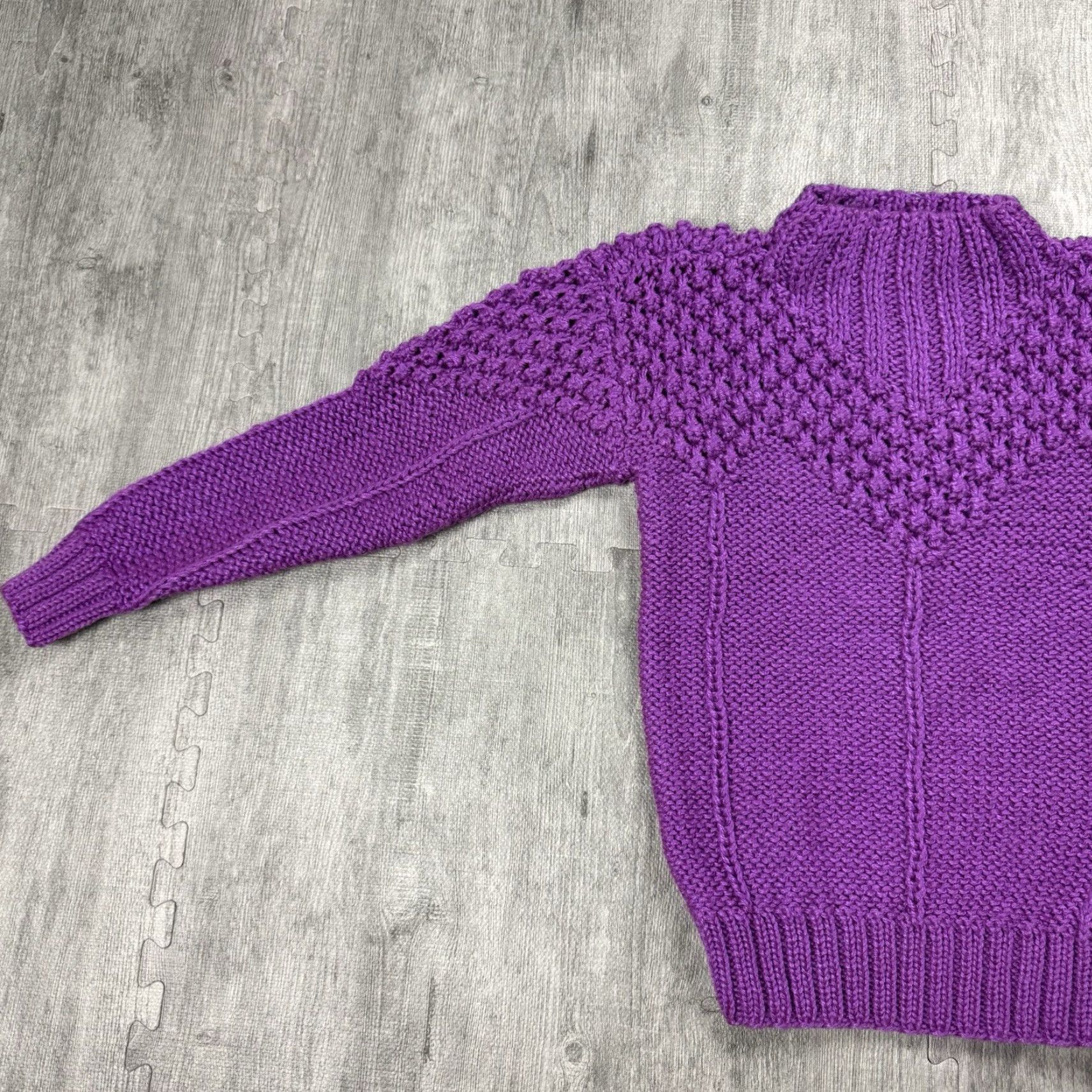 Vintage VINTAGE 1980s MAJESTIC WOMENS PURPLE CHUNKY KNIT SWEATER ACRYLIC RETRO SMALL Size S / US 4 / IT 40 - 4 Thumbnail