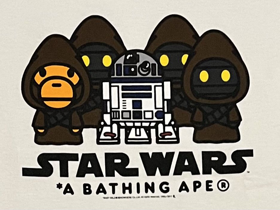 Bape Bape Star Wars tee shirt Size XS / US 0-2 / IT 36-38 - 3 Thumbnail