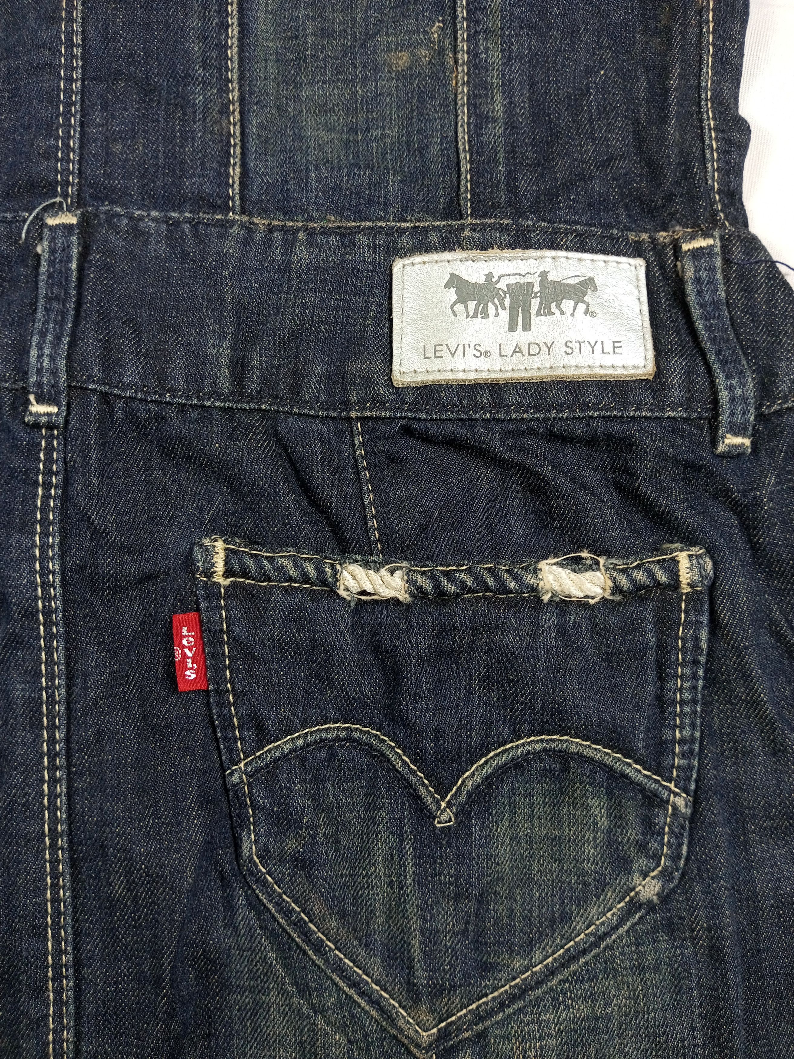 Levi's Vintage Levi’s Lady Sleeve less Denim Size M / US 6-8 / IT 42-44 - 16 Thumbnail