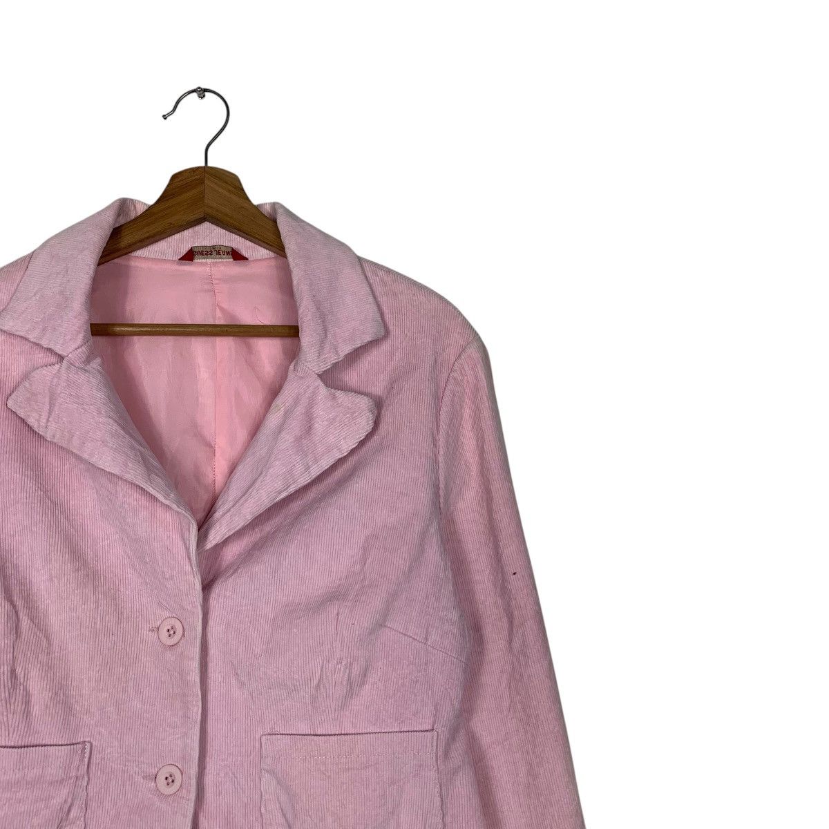 Guess GUESS JEANS Pink Corduroy Crop Jacket #2158-C95 Size XL / US 12-14 / IT 48-50 - 5 Thumbnail