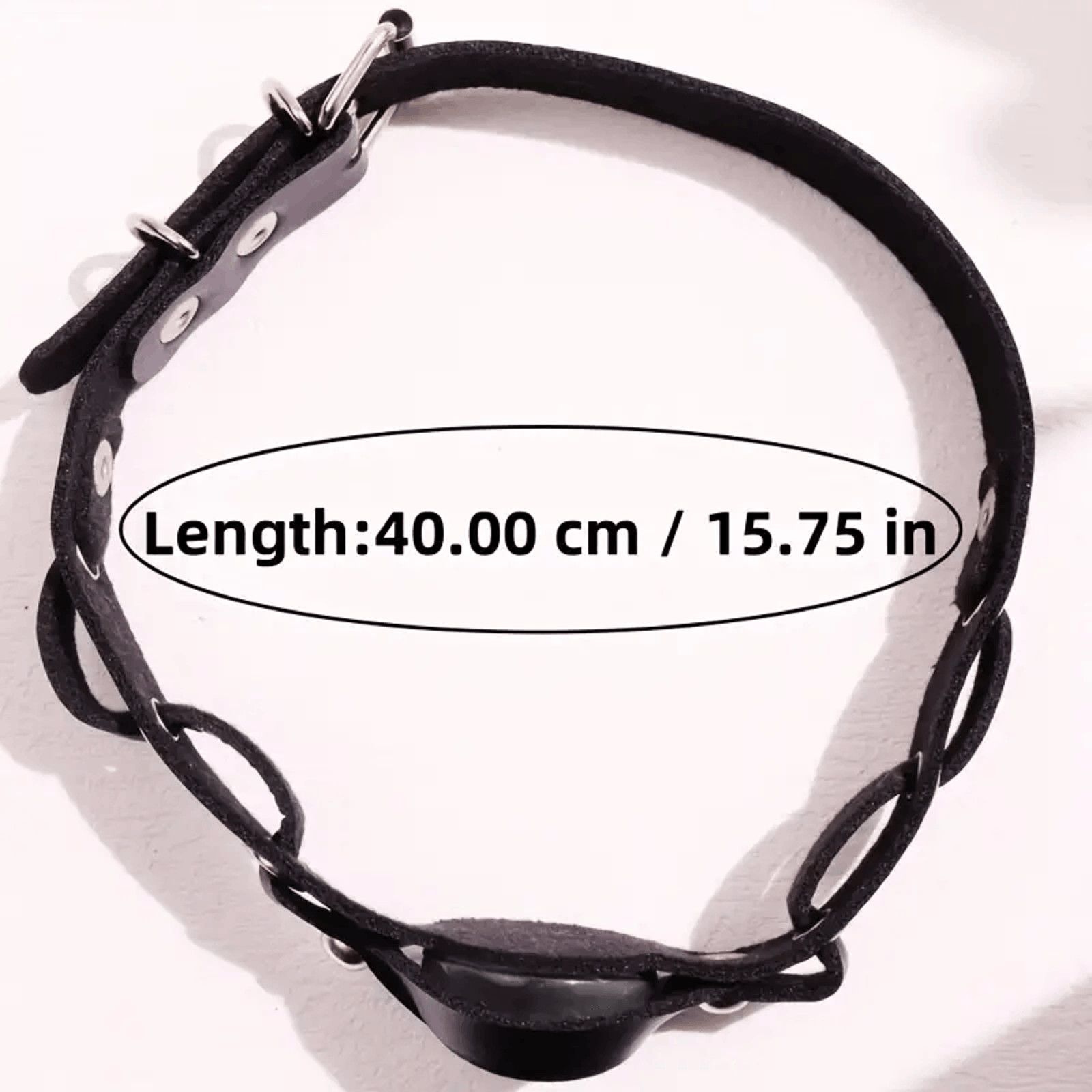 Other Wicked Silk Emo Cosplay Dragon Eye Faux Leather Choker Blue Size ONE SIZE - 2 Thumbnail