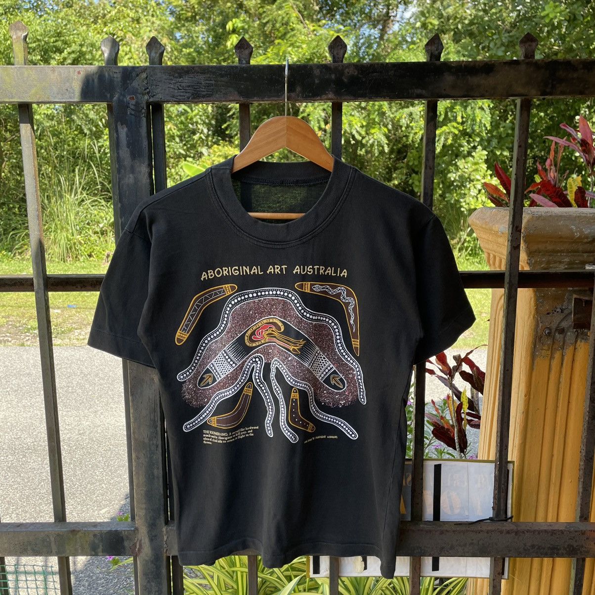 Untitled Artworks 🔥Vintage 1995 Aboriginal Australia Pop Art Tee Size US S / EU 44-46 / 1 - 1 Thumbnail