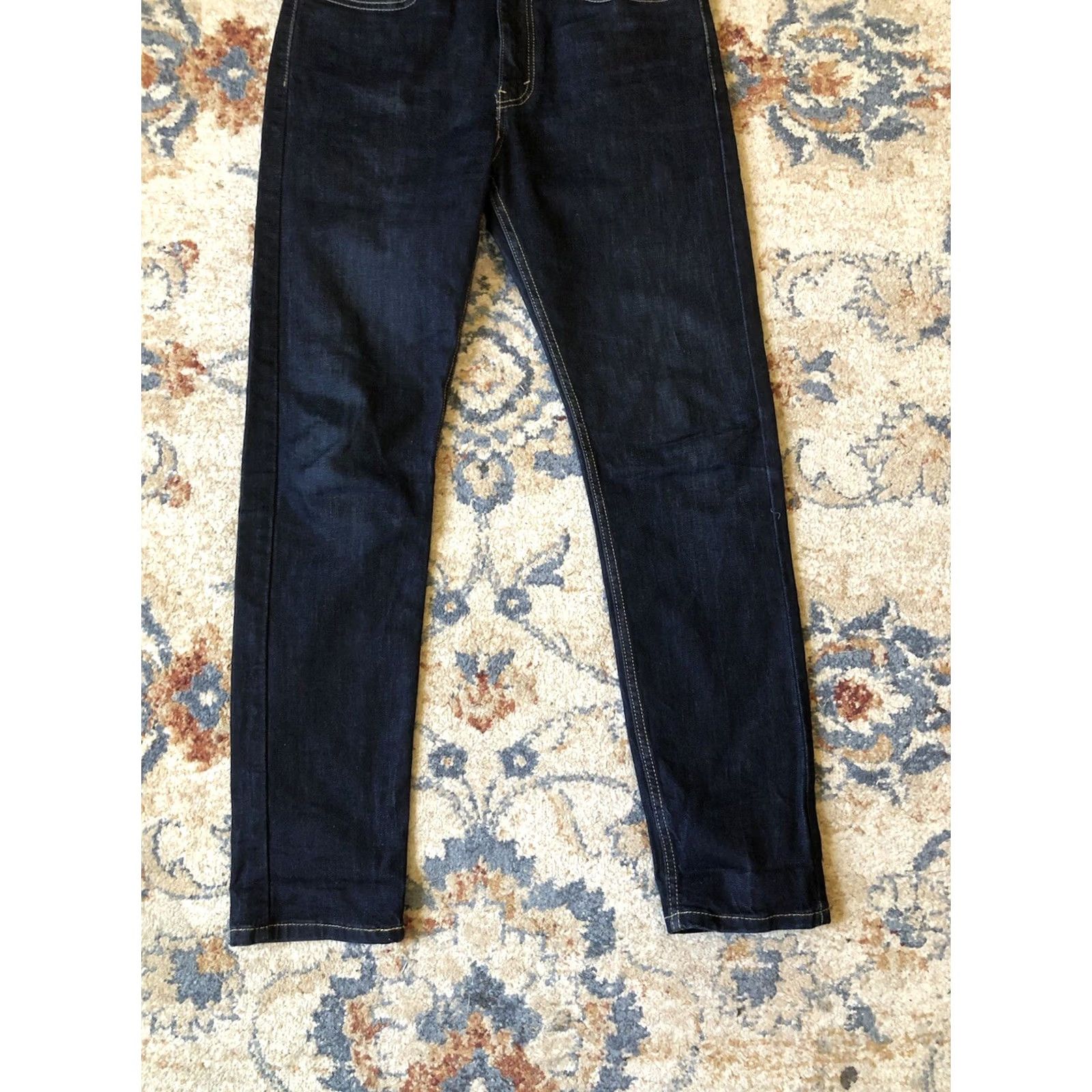 Levi's Levi's 510 Super Skinny Jeans Mens 32x32 Dark Wash Vintage Denim Blue 5-Pocket Zipper Button Mid Rise Regular Fit Comfort Slimming Size US 32 / EU 48 - 4 Thumbnail