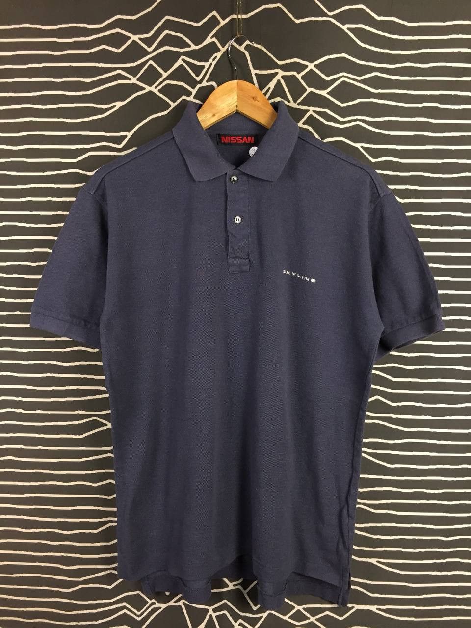 Nissan Vtg Nissan Skyline Embroidered Logo Racing Polo Shirt Size US L / EU 52-54 / 3 - 1 Thumbnail