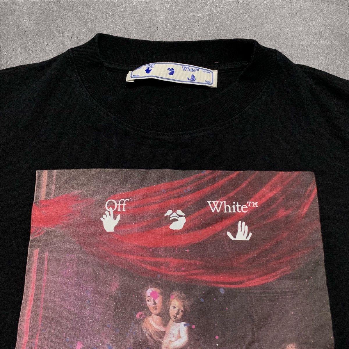 Off-White Off White Small Caravaggio Arrows Black Tee Virgil Abloh Size US S / EU 44-46 / 1 - 4 Thumbnail