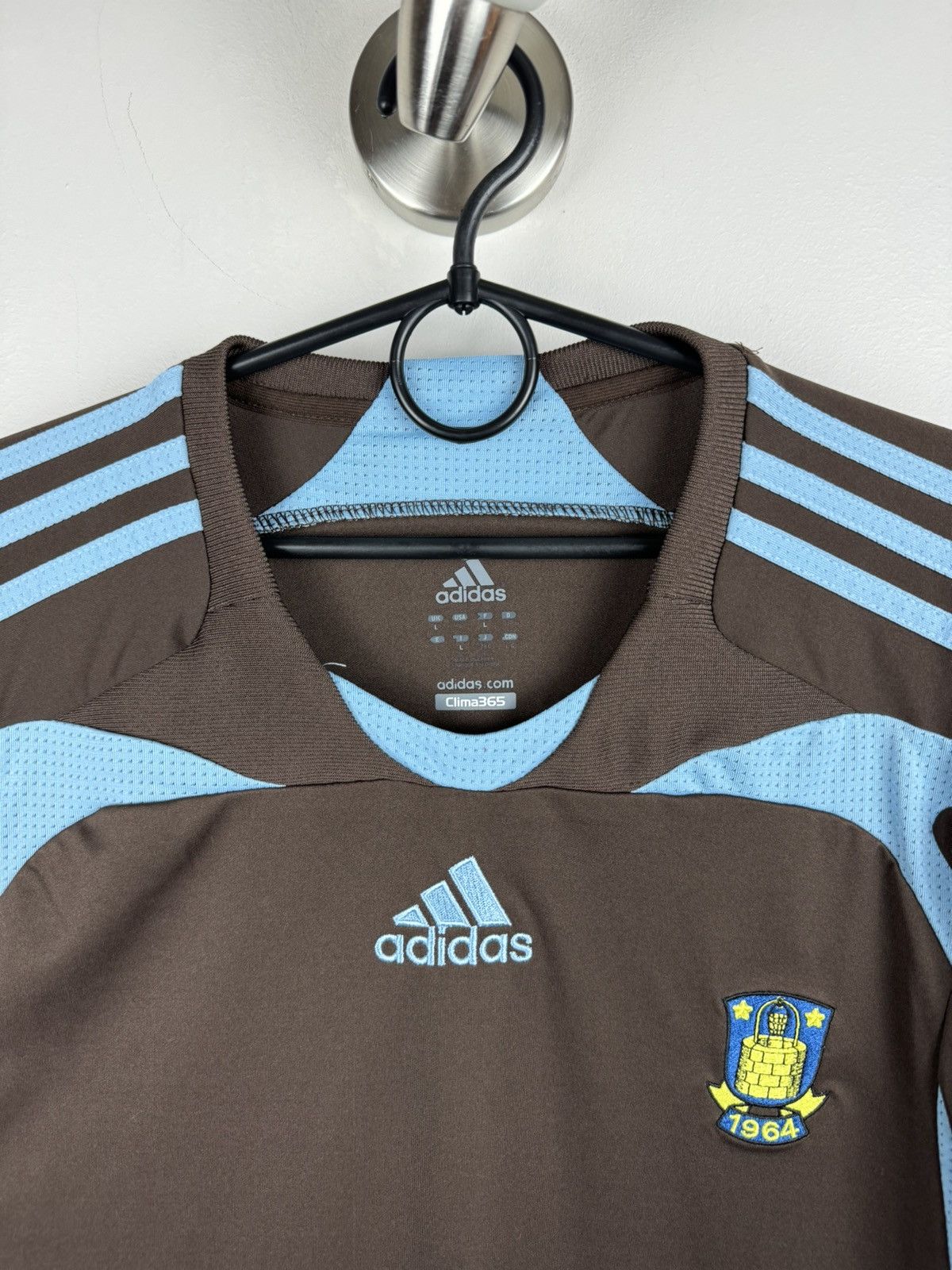 Adidas Football Adidas Brondby Away 2007/09s t-shirt original item Size US L / EU 52-54 / 3 - 3 Thumbnail