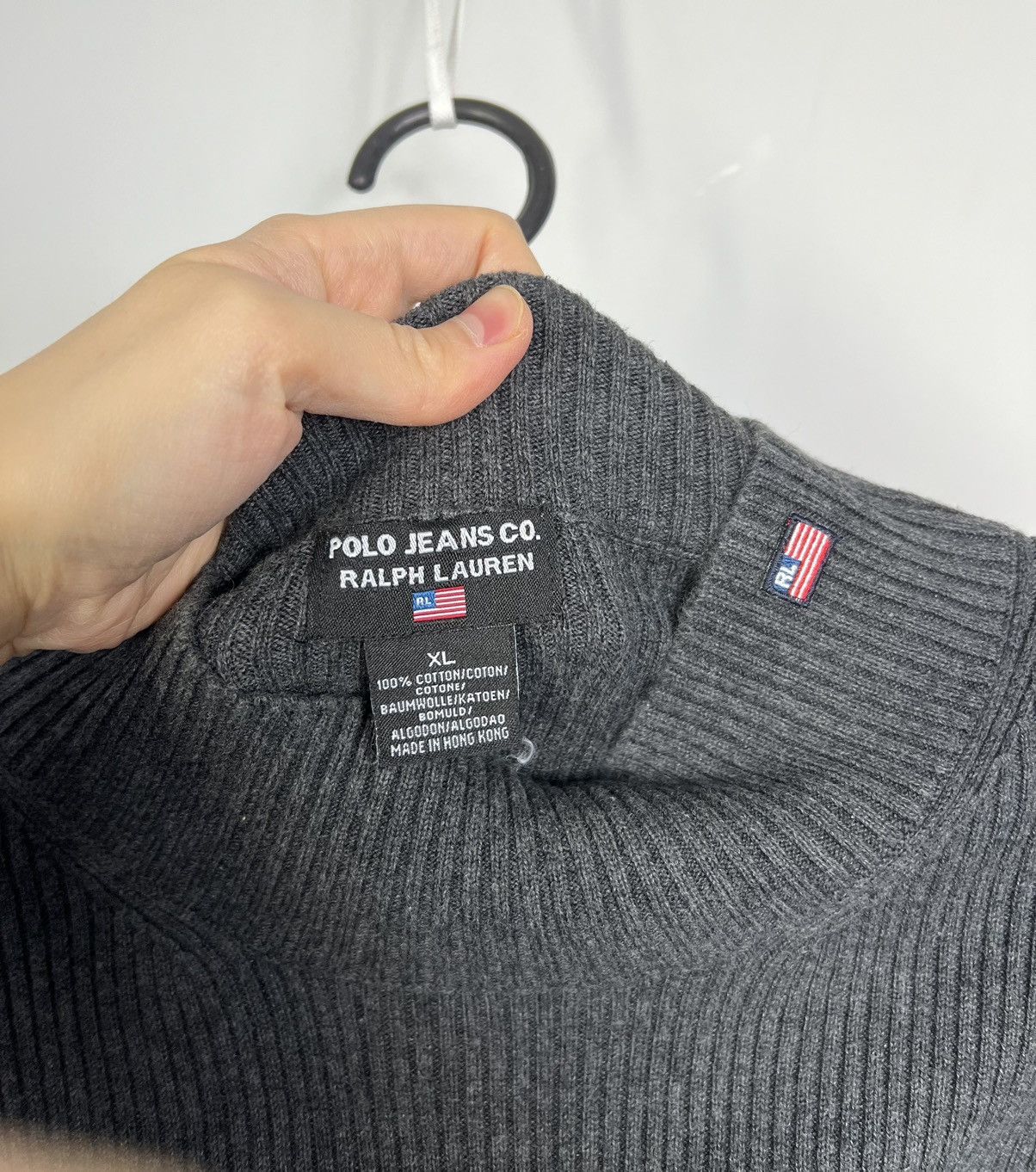 Ralph Lauren Sweater Ralph Lauren Polo Jeans Co. flag logo turleneck Size US XL / EU 56 / 4 - 2 Thumbnail