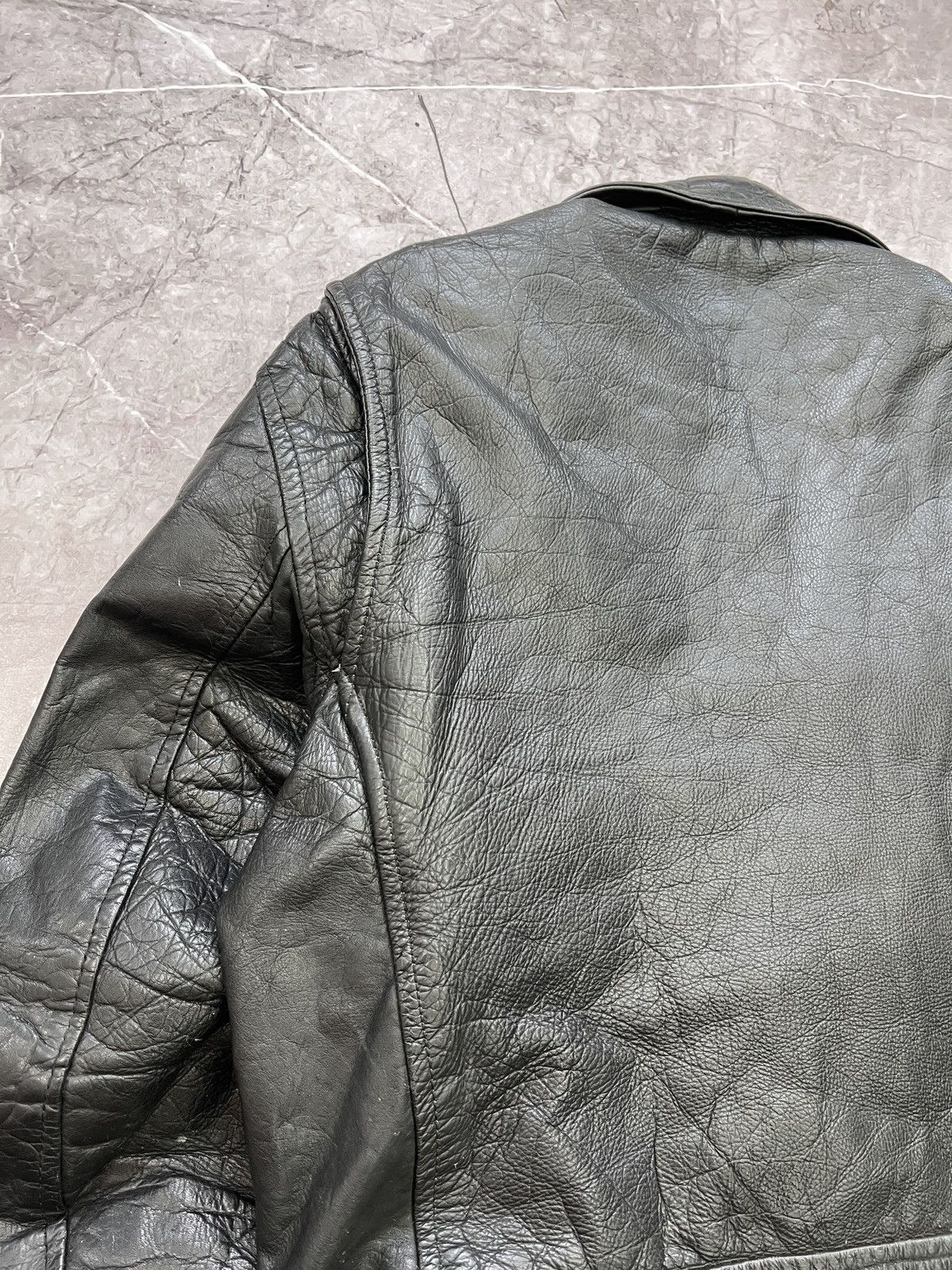 Harley Davidson Leather biker opium 90s leather jacket man western Size US M / EU 48-50 / 2 - 11 Thumbnail
