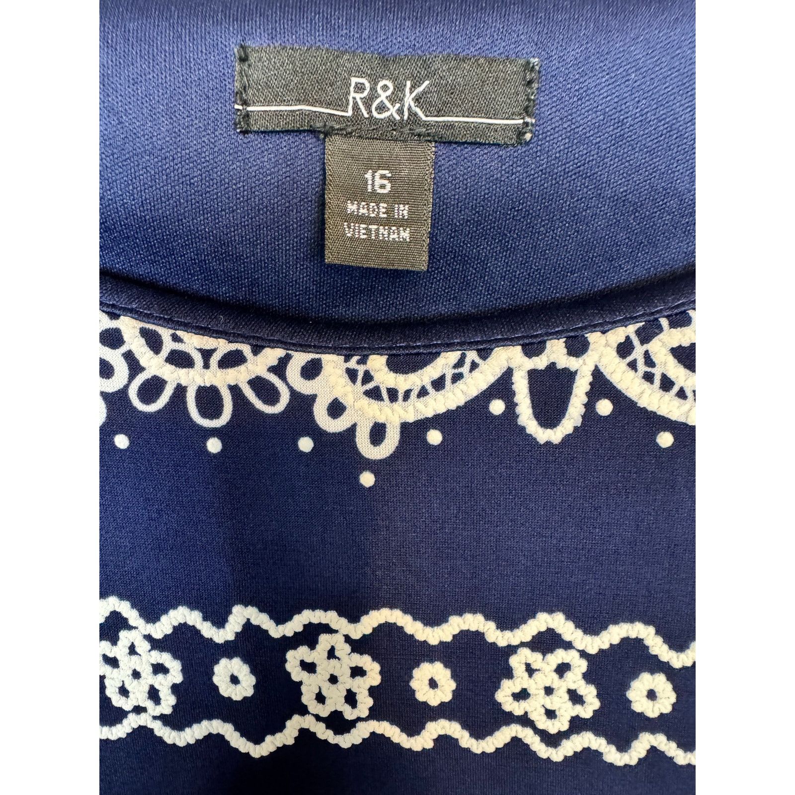 Other R&K Short Sleeve Dress Women's Size 16 Size XXL / US 16-18 / IT 52-54 - 3 Thumbnail