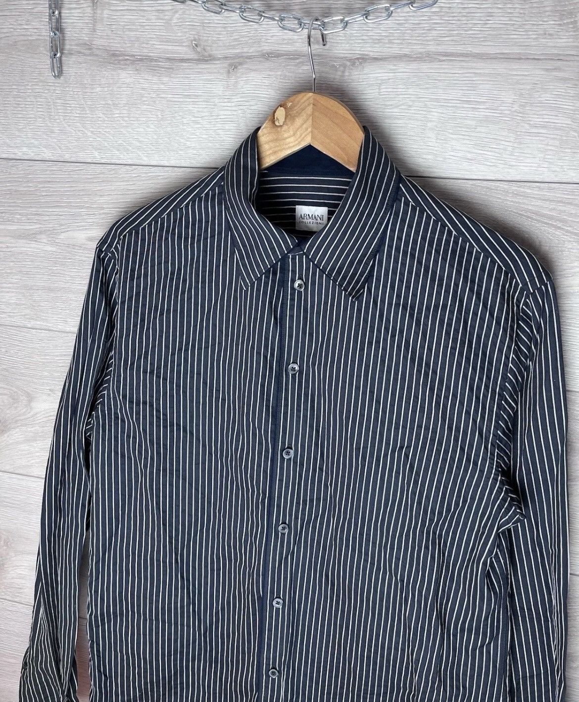 Other Vintage Men's Button Down Shirt Armani Collezioni size M Size US L / EU 52-54 / 3 - 2 Thumbnail