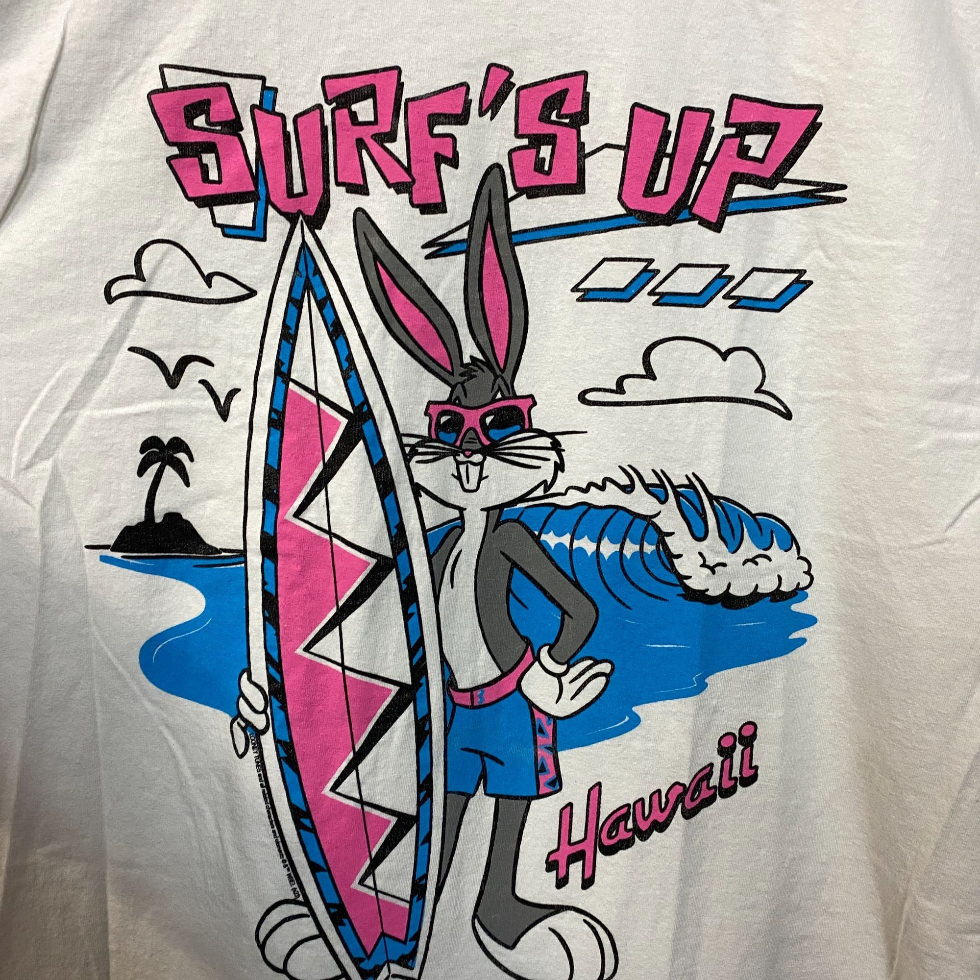 Junk Food Junk Food Clothing Looney Tunes Bugs Bunny "Surf's Up Doc" V Size US M / EU 48-50 / 2 - 2 Thumbnail