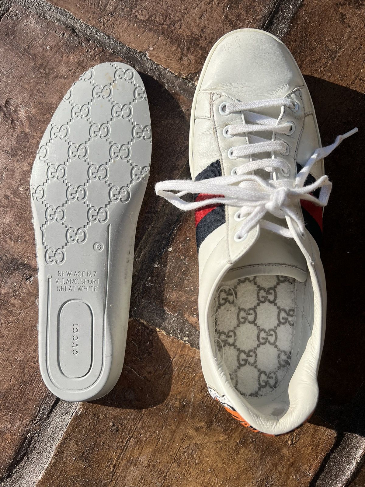 Gucci Gucci Tiger ace trainers Size US 8 / EU 41 - 12 Thumbnail
