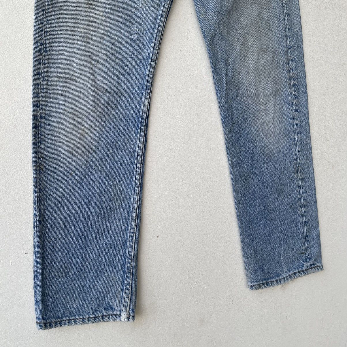 Levi's Vintage 80s Levi's 501 Denim Jeans Light Wash Size US 29 - 5 Thumbnail