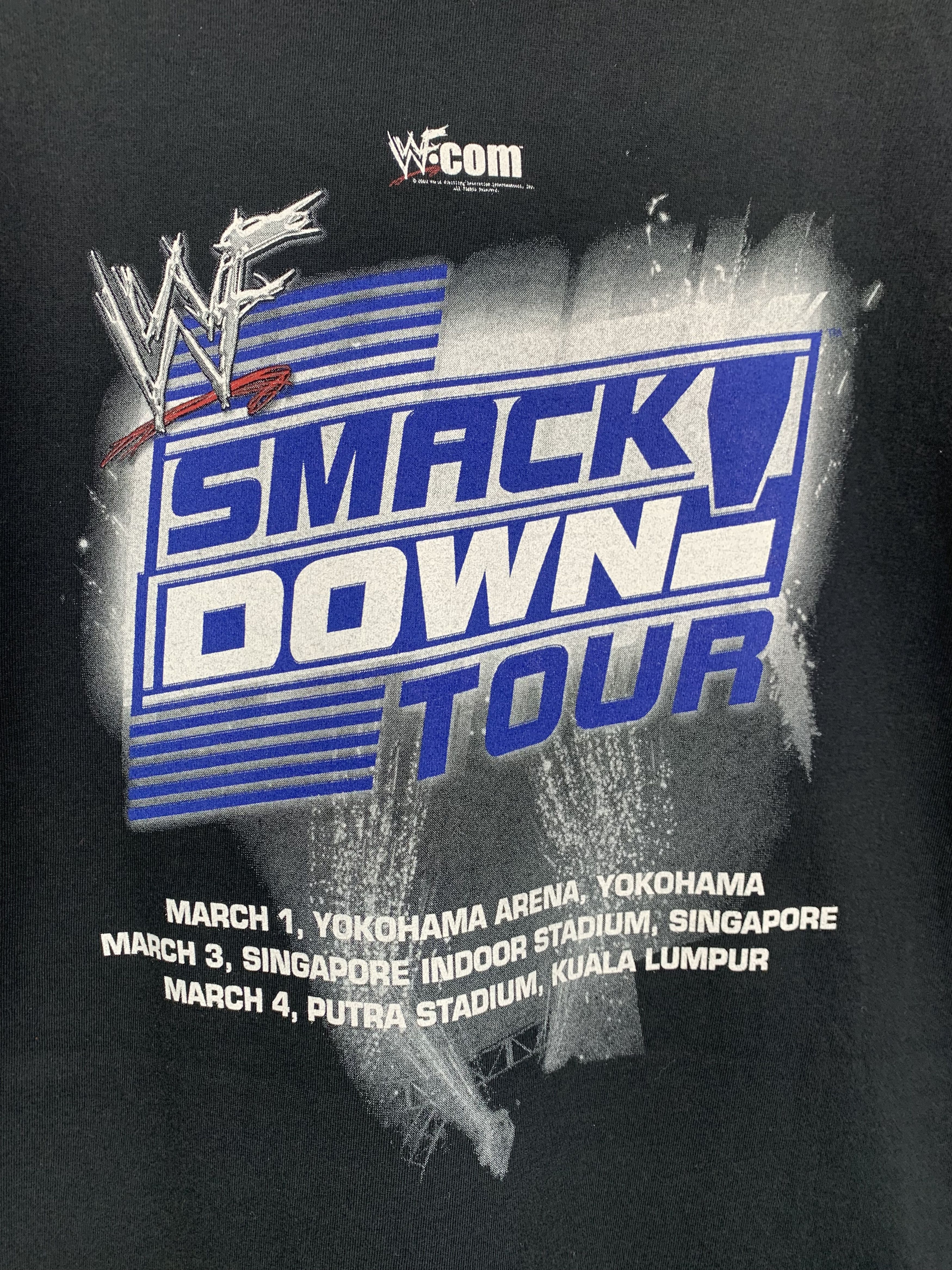 Vintage × WWF Vintage 2002 The Rock Smack Down Asia Tour TA0296 Size US S / EU 44-46 / 1 - 9 Thumbnail