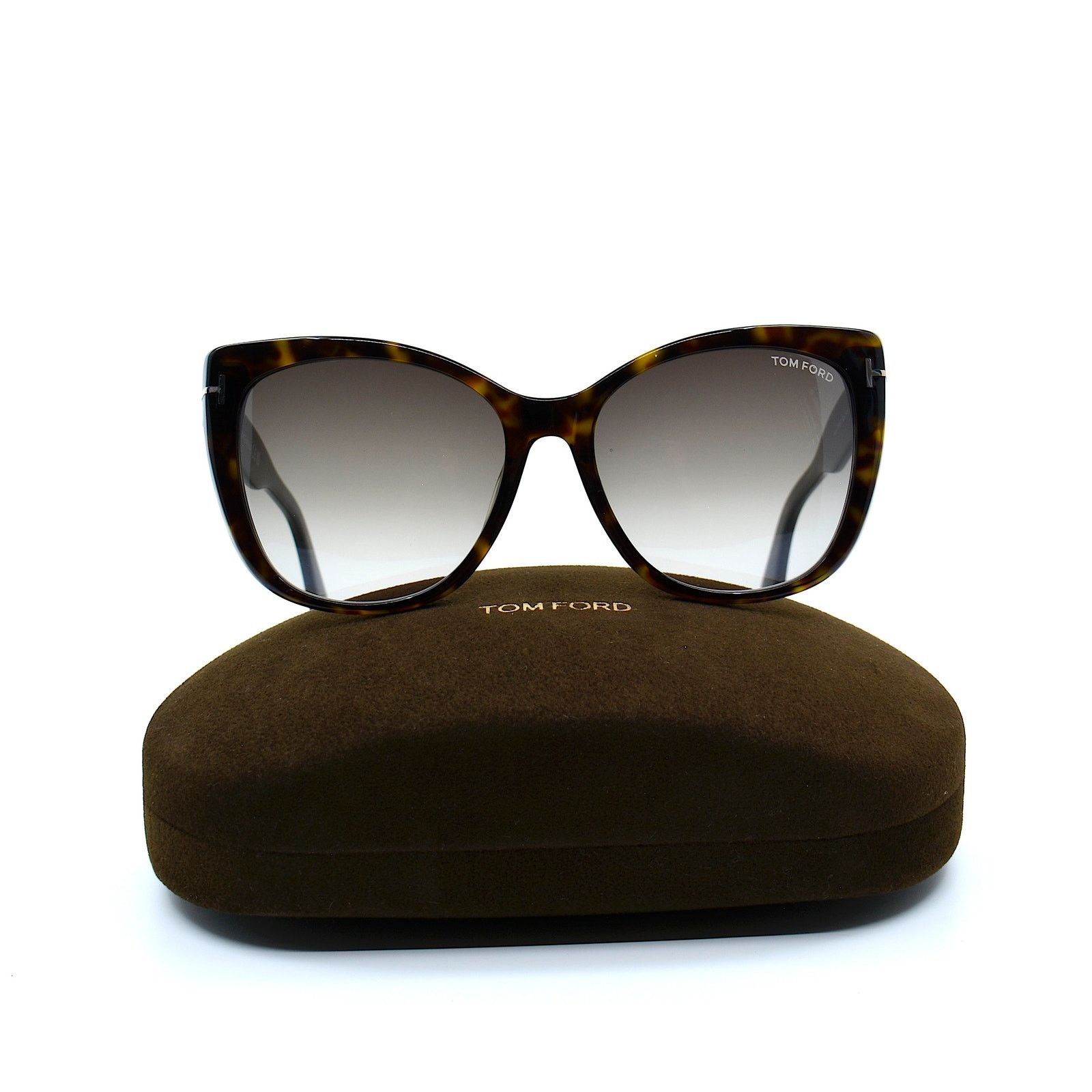 Tom Ford TOM FORD NORA TF937 52K HAVANA BROWN GRADIENT SUNGLASSES Size ONE SIZE - 7 Thumbnail