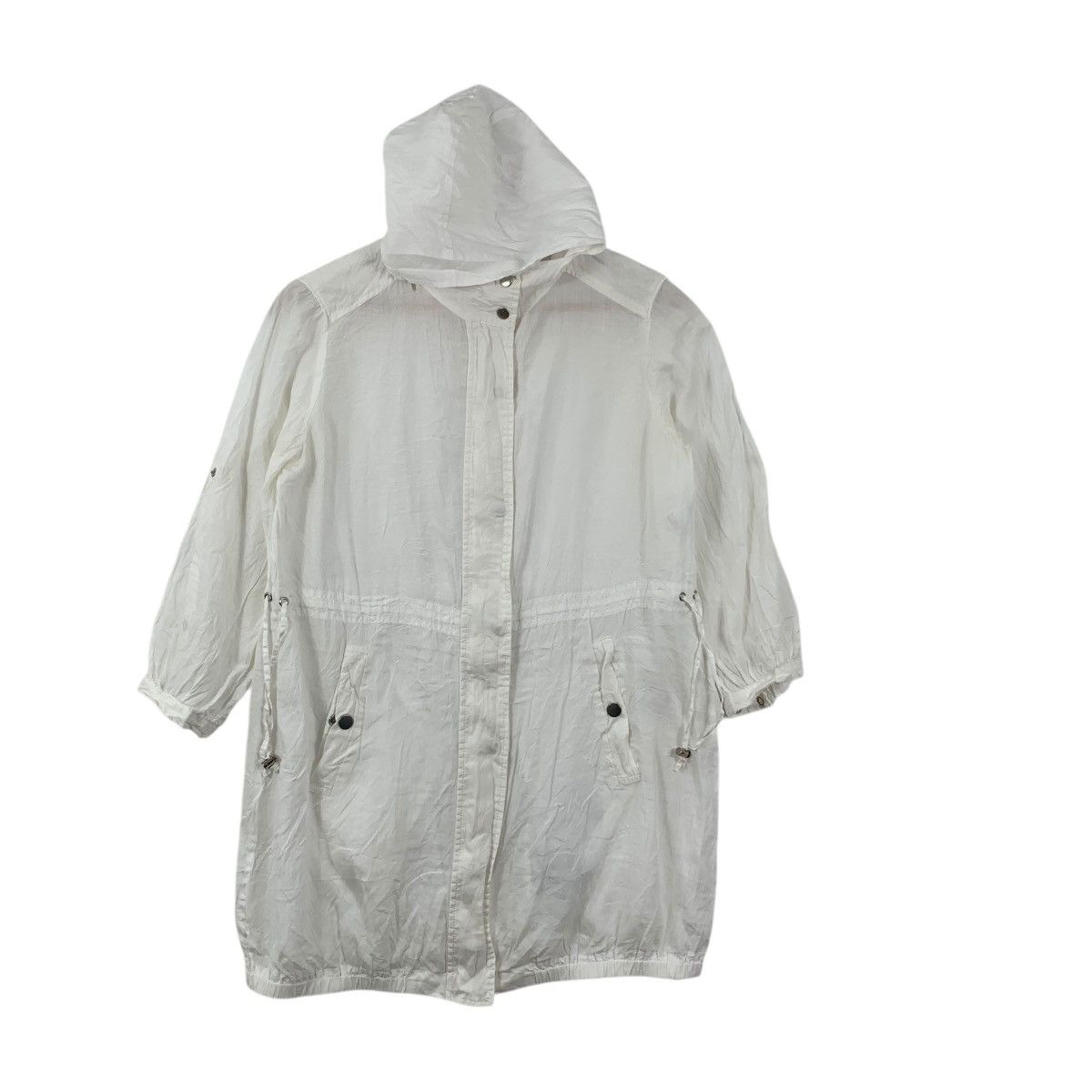 Vintage Vintage K.T LINO JAPAN Collection Linen Outdoor Jacket Size M / US 6-8 / IT 42-44 - 4 Thumbnail