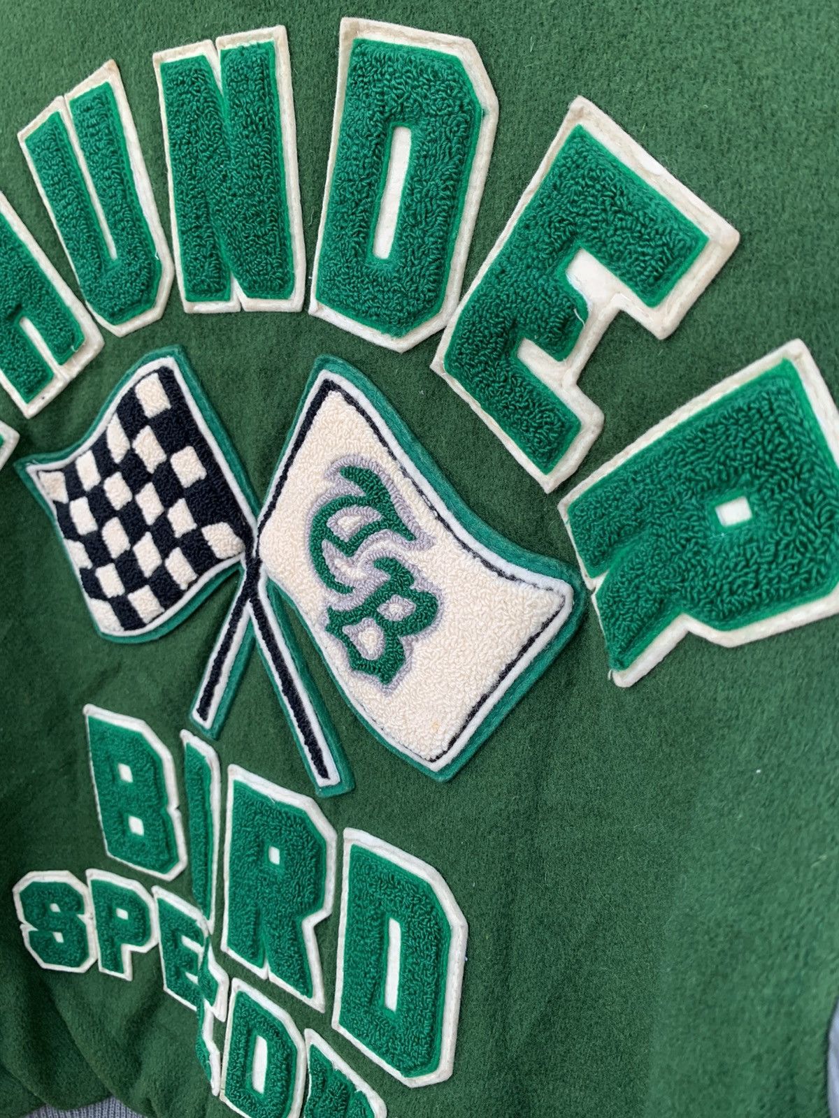 Vintage Vintage Thunder Bird Speed Way Bomber Varsity Jacket Size US S / EU 44-46 / 1 - 14 Thumbnail